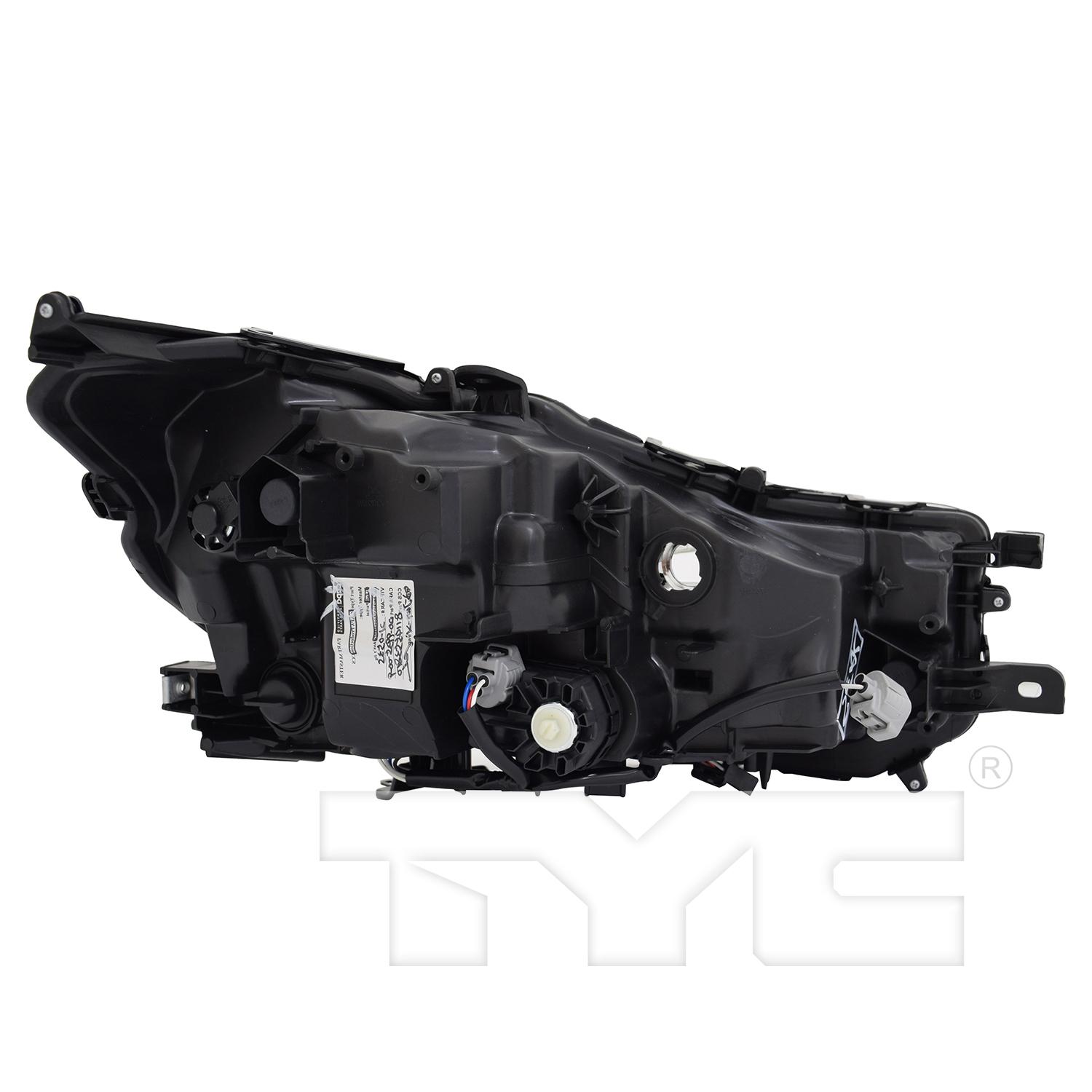 TYC 209936009 Headlight Assembly product image 2 of 6