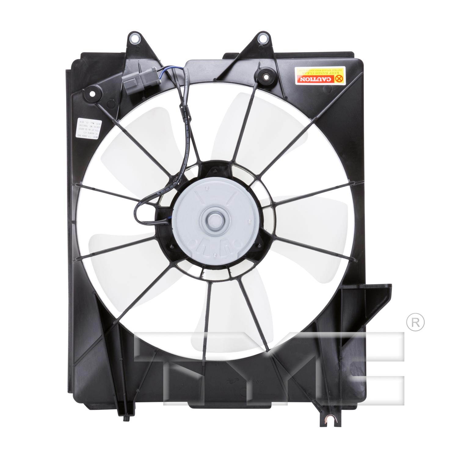 TYC 600850 Engine Cooling Fan Assembly product image 2 of 4