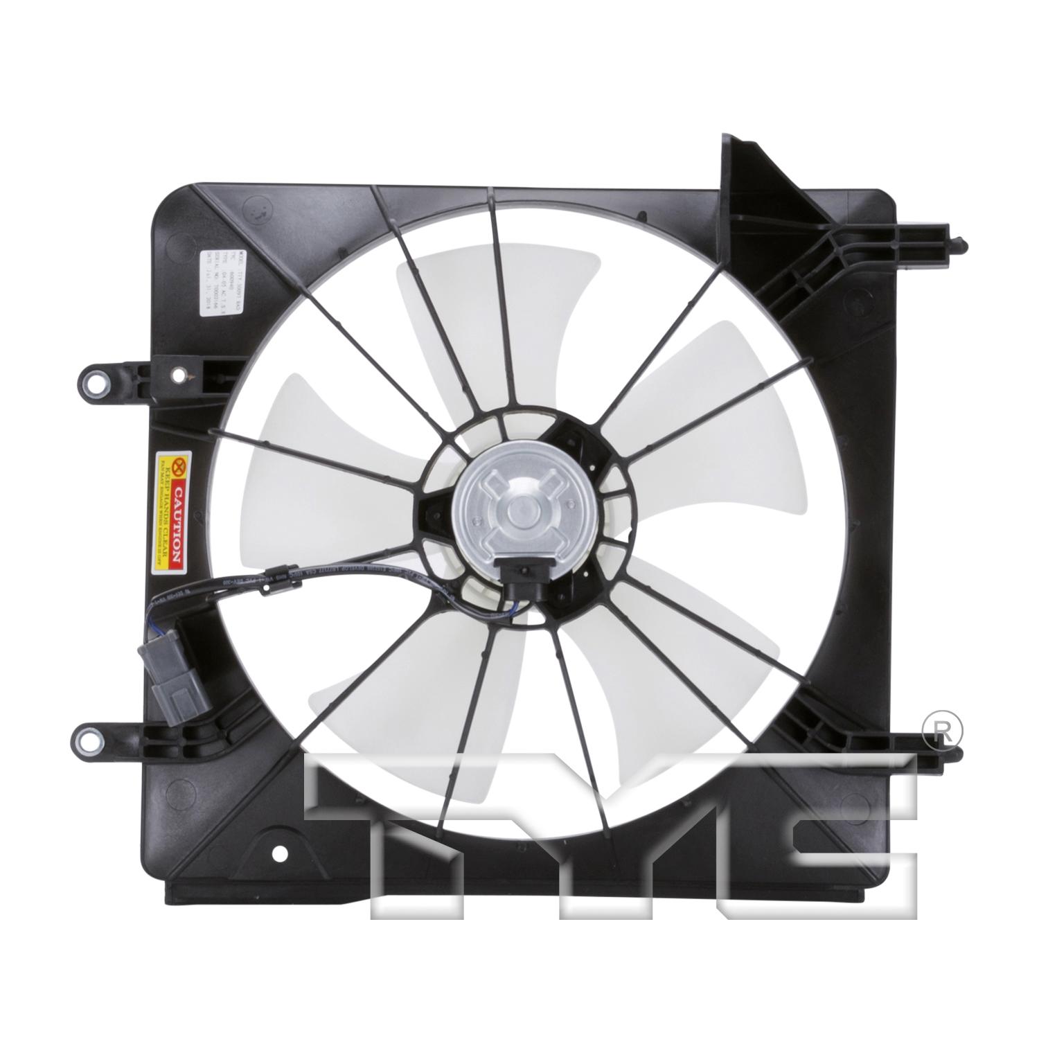 TYC 600940 Engine Cooling Fan Assembly product image 2 of 3