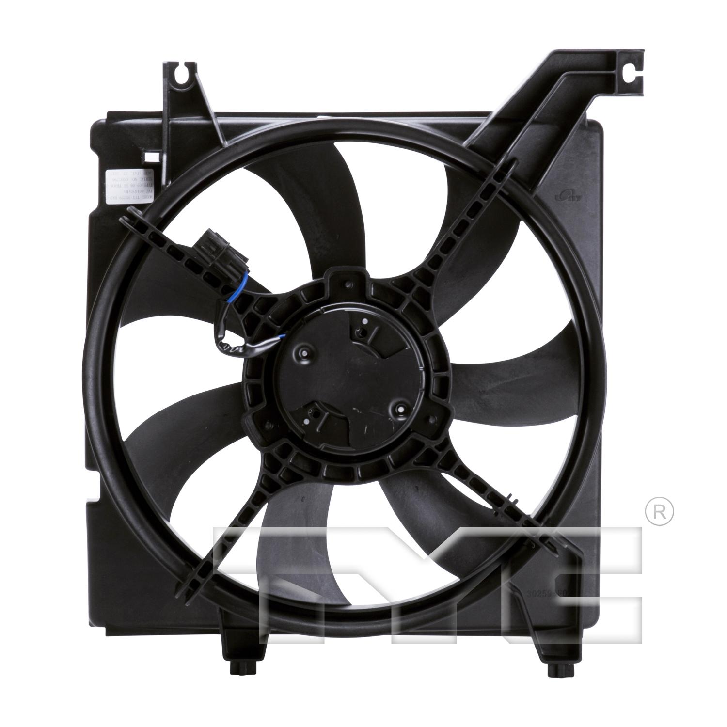 TYC 601030 Engine Cooling Fan Assembly product image 2 of 4