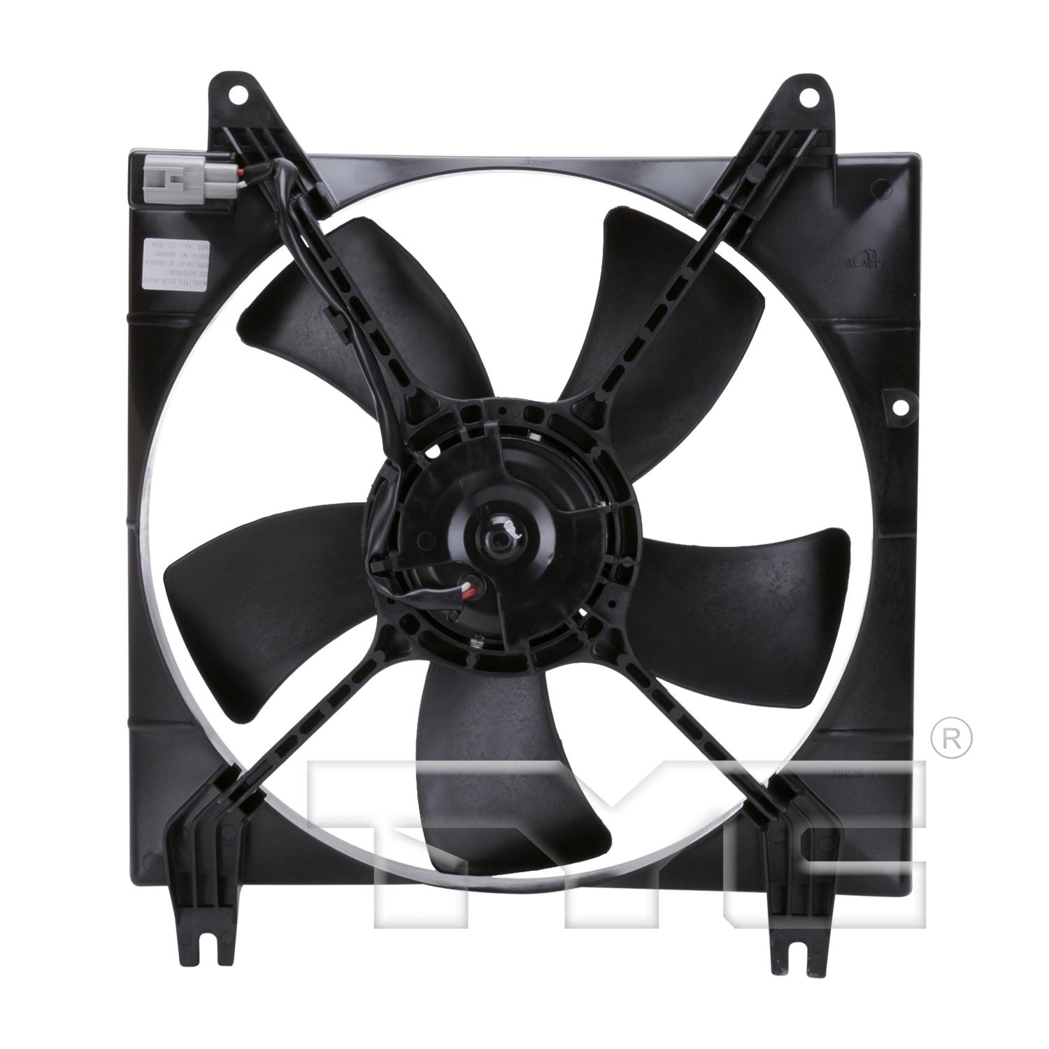 TYC 601050 Engine Cooling Fan Assembly product image 2 of 3