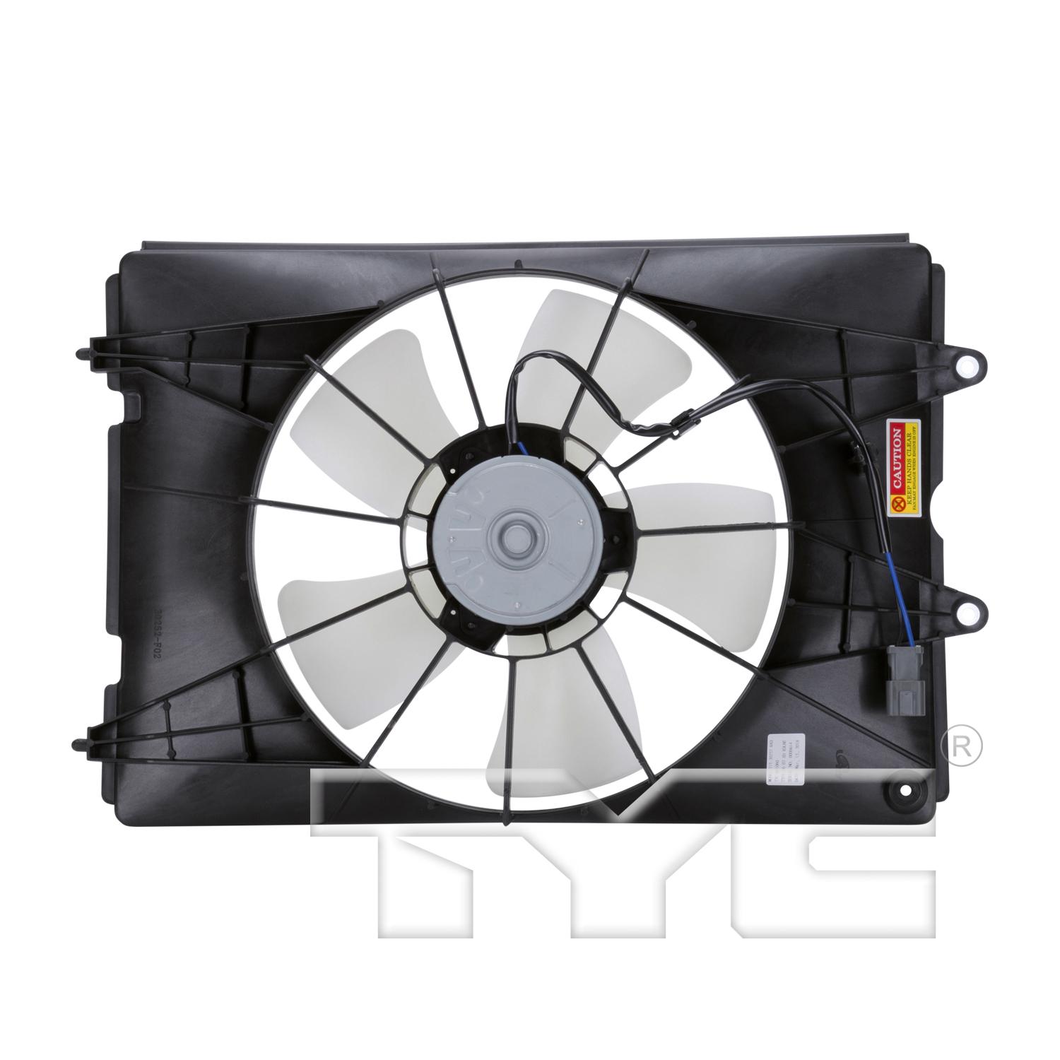 TYC 601060 Engine Cooling Fan Assembly product image 2 of 4