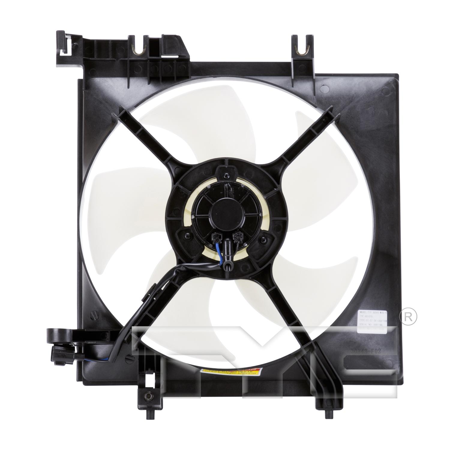 TYC 601070 Engine Cooling Fan Assembly product image 2 of 4