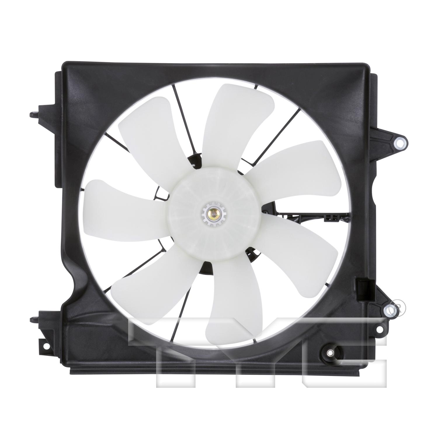 TYC 601410 Dual Radiator and Condenser Fan Assembly product image 1 of 3