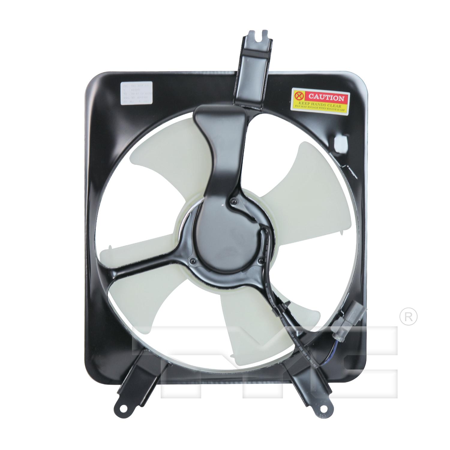 TYC 610050 A/C Condenser Fan Assembly product image 2 of 3