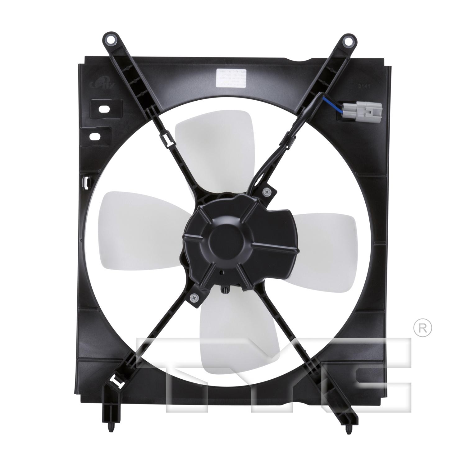 TYC 610100 A/C Condenser Fan Assembly product image 2 of 4