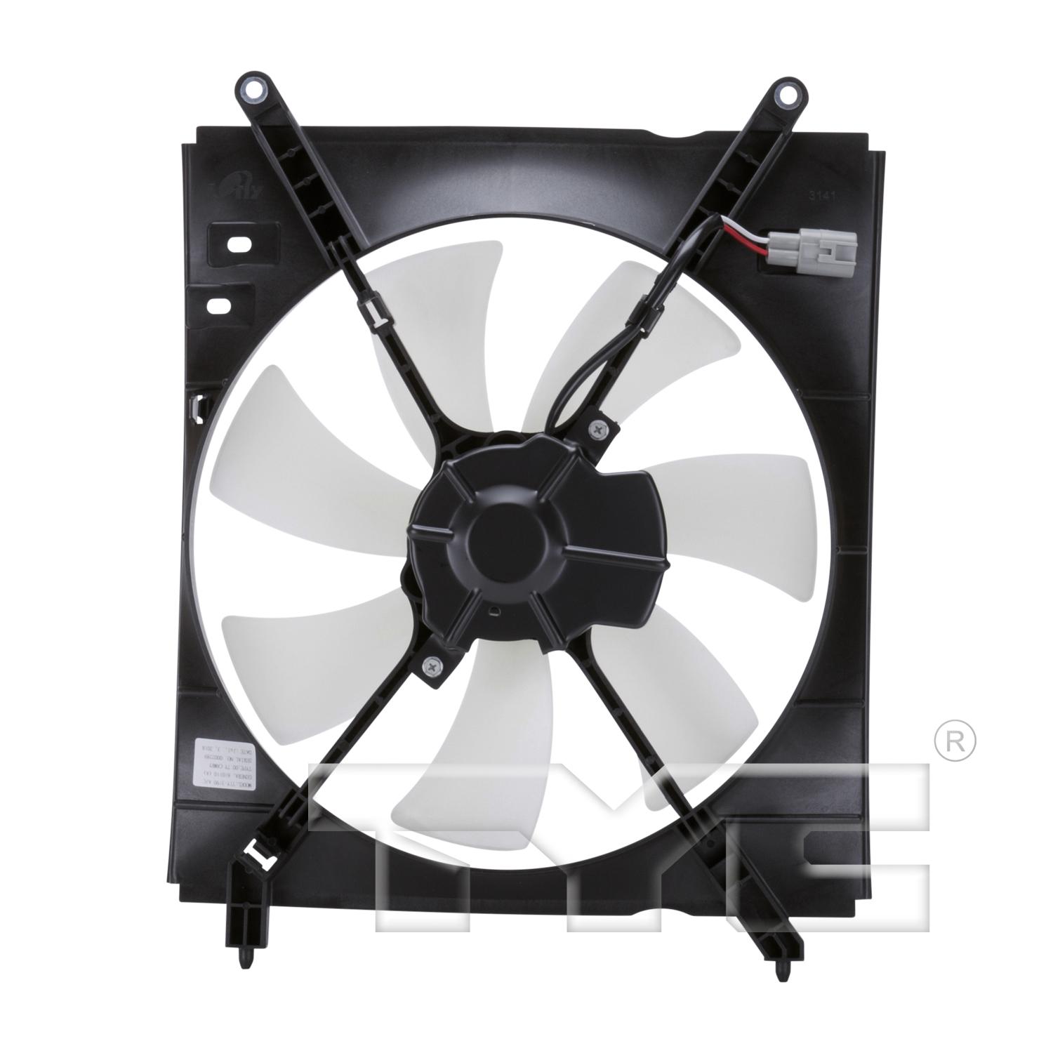 TYC 610110 A/C Condenser Fan Assembly product image 2 of 4