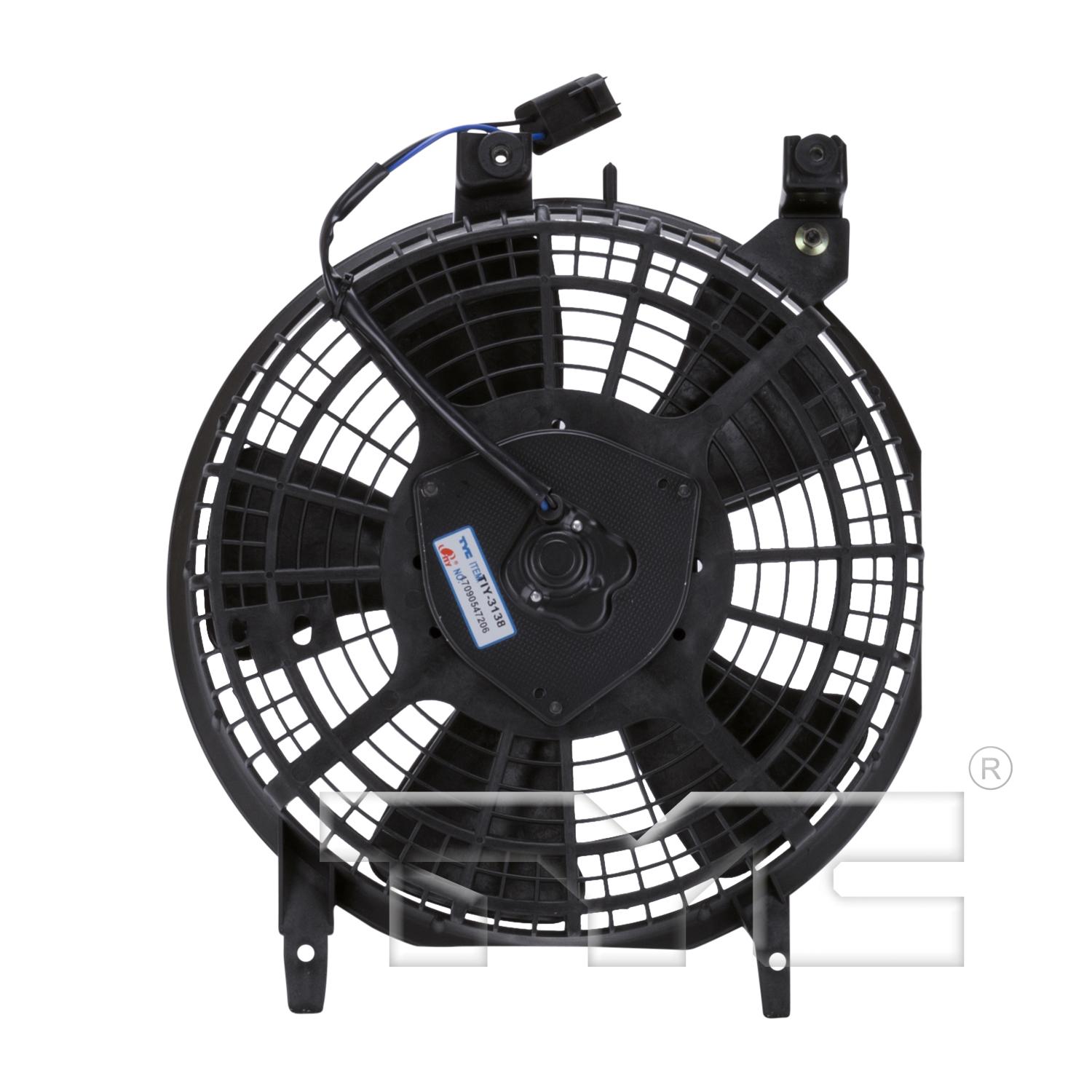 TYC 610150 A/C Condenser Fan Assembly product image 1 of 3