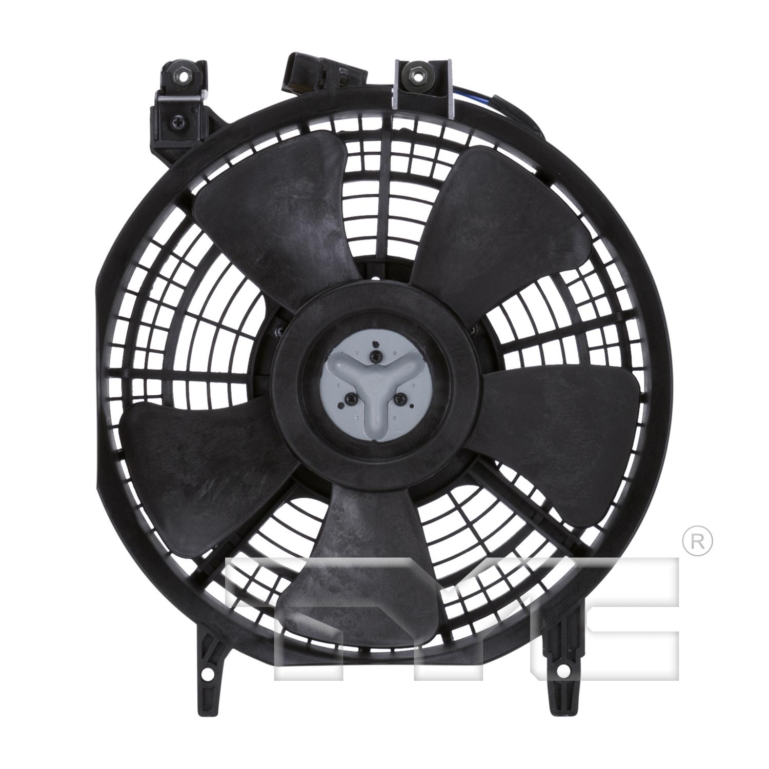 TYC 610150 A/C Condenser Fan Assembly product image 2 of 3