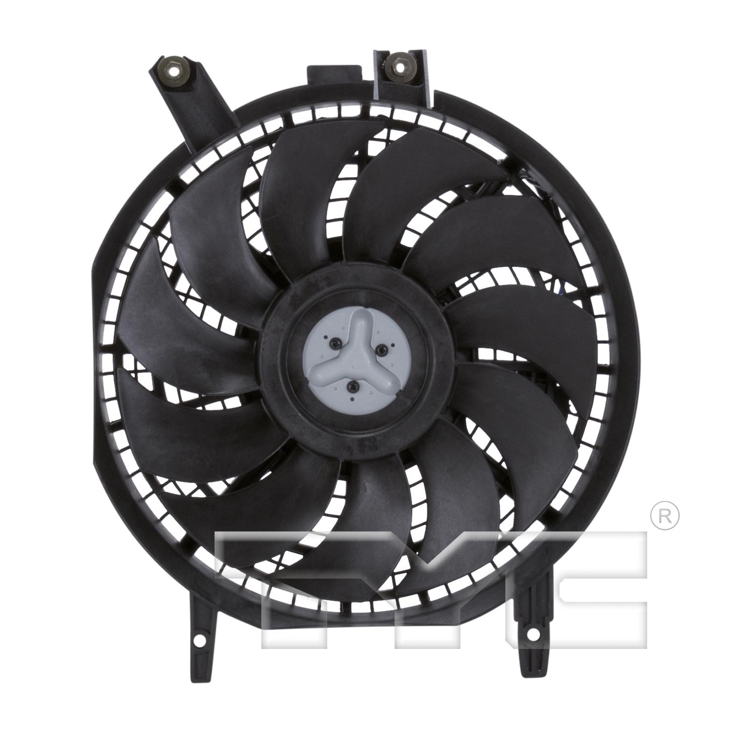 TYC 610160 A/C Condenser Fan Assembly product image 1 of 3