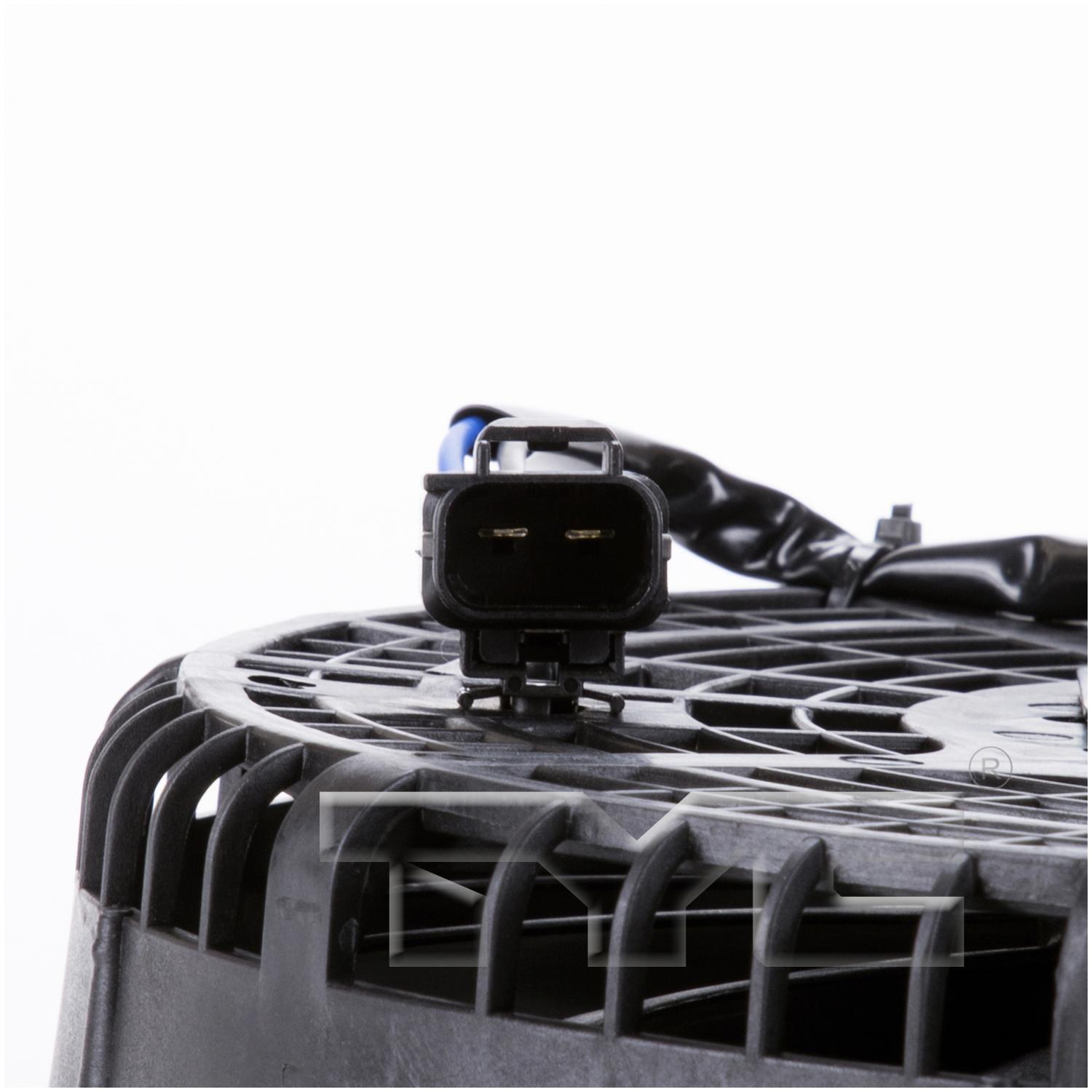 TYC 610160 A/C Condenser Fan Assembly product image 3 of 3