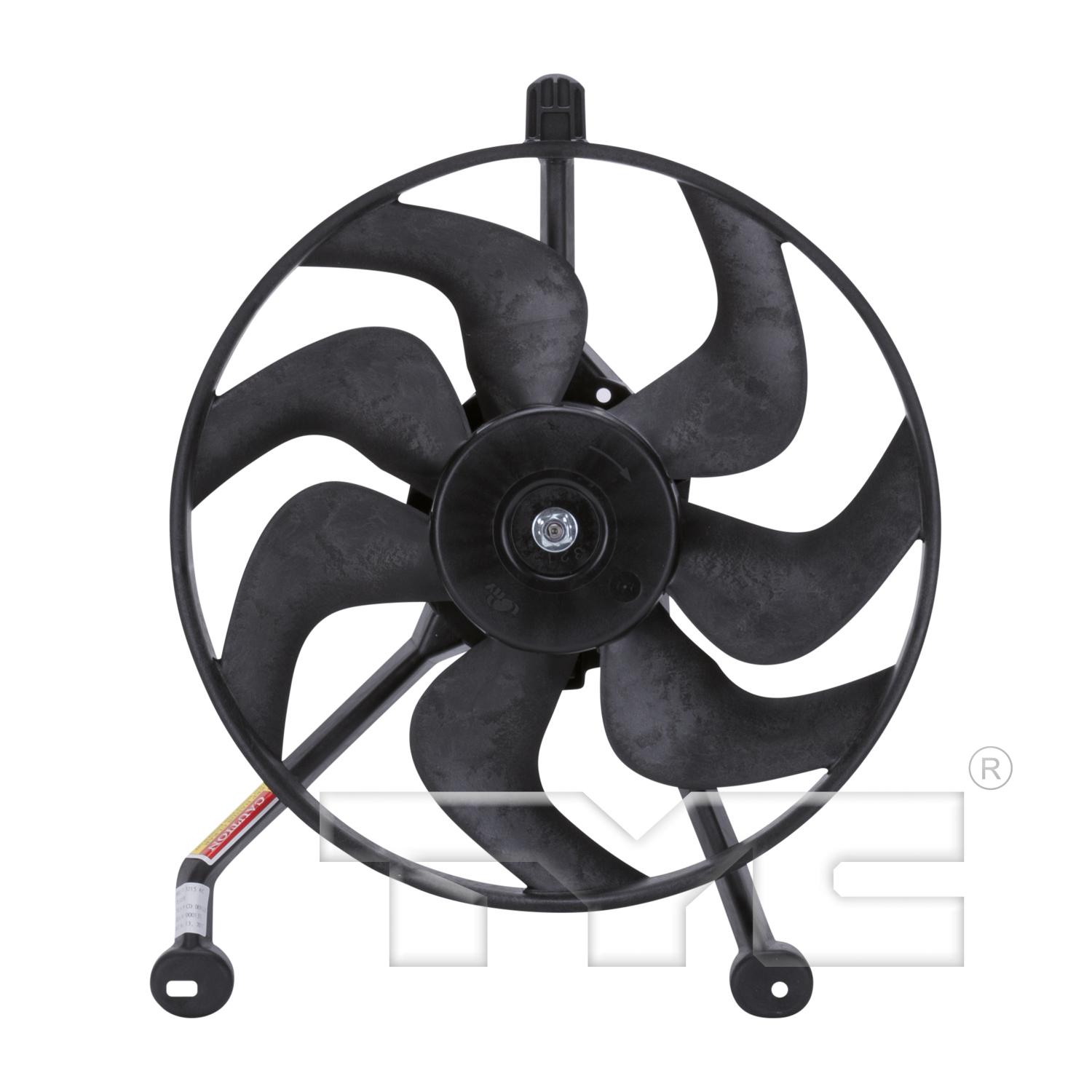 TYC 610230 A/C Condenser Fan Assembly product image 1 of 4