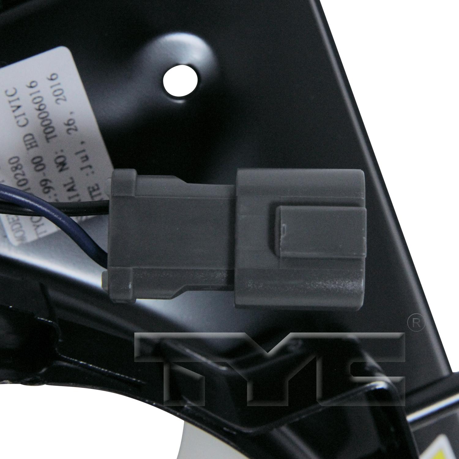 TYC 610280 A/C Condenser Fan Assembly product image 3 of 3
