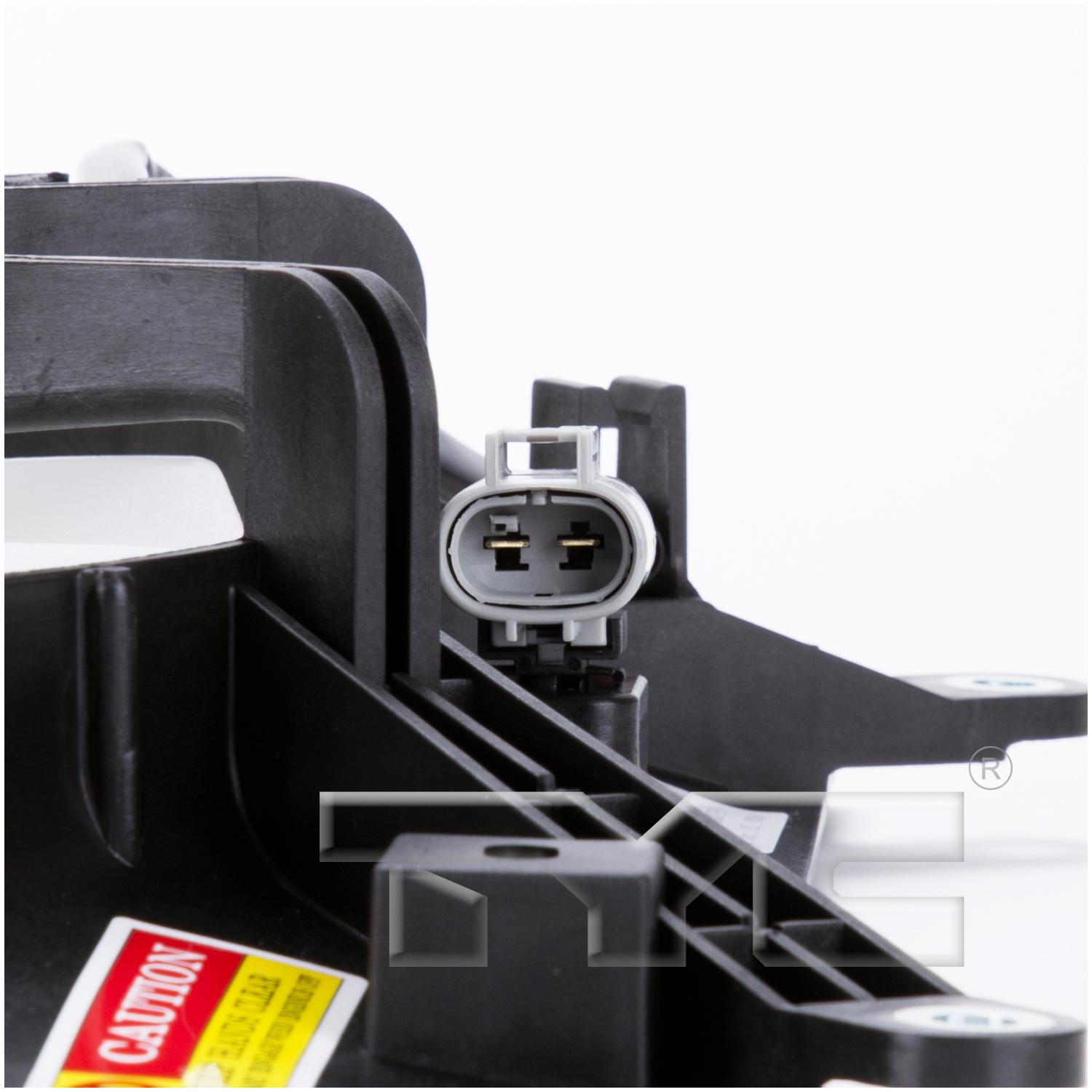 TYC 610370 A/C Condenser Fan Assembly product image 3 of 3
