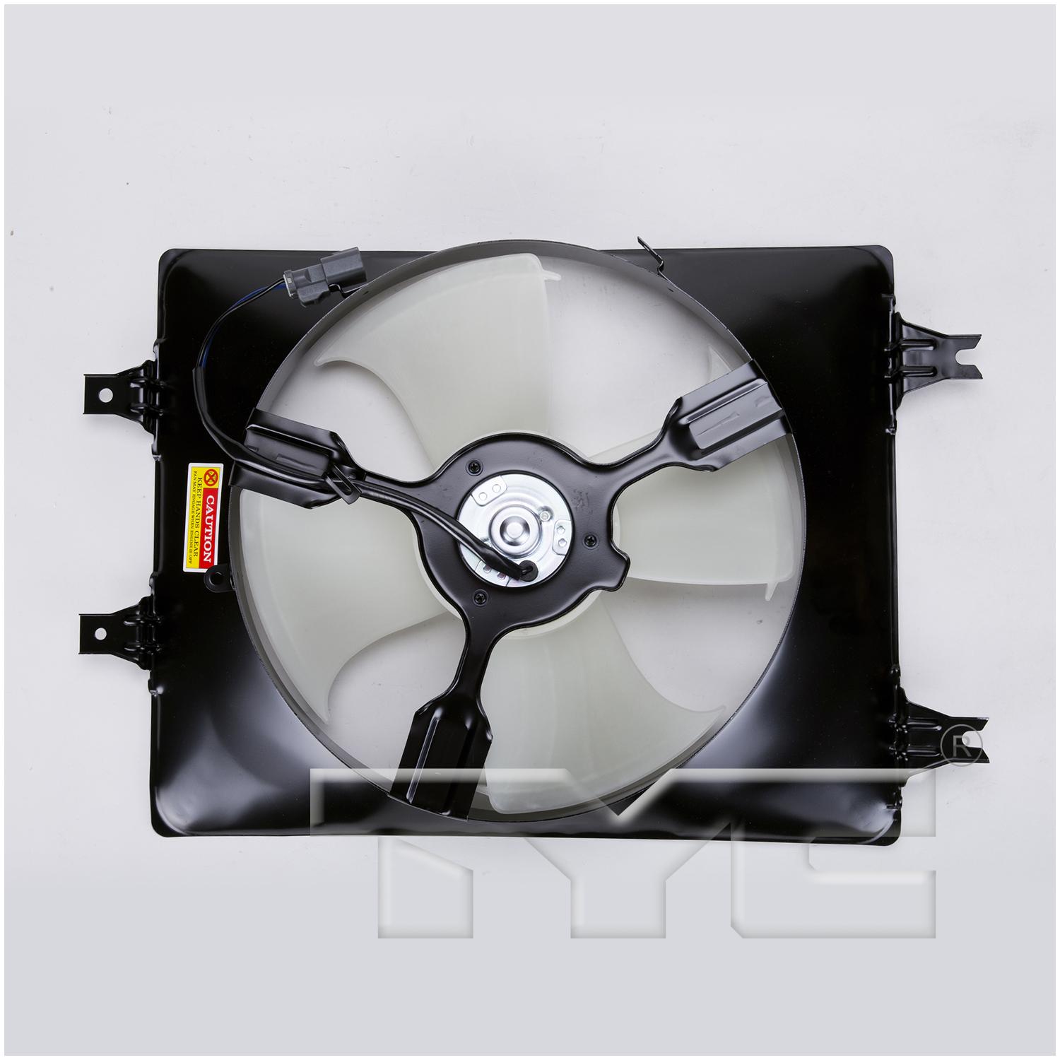 TYC 610410 A/C Condenser Fan Assembly product image 2 of 3