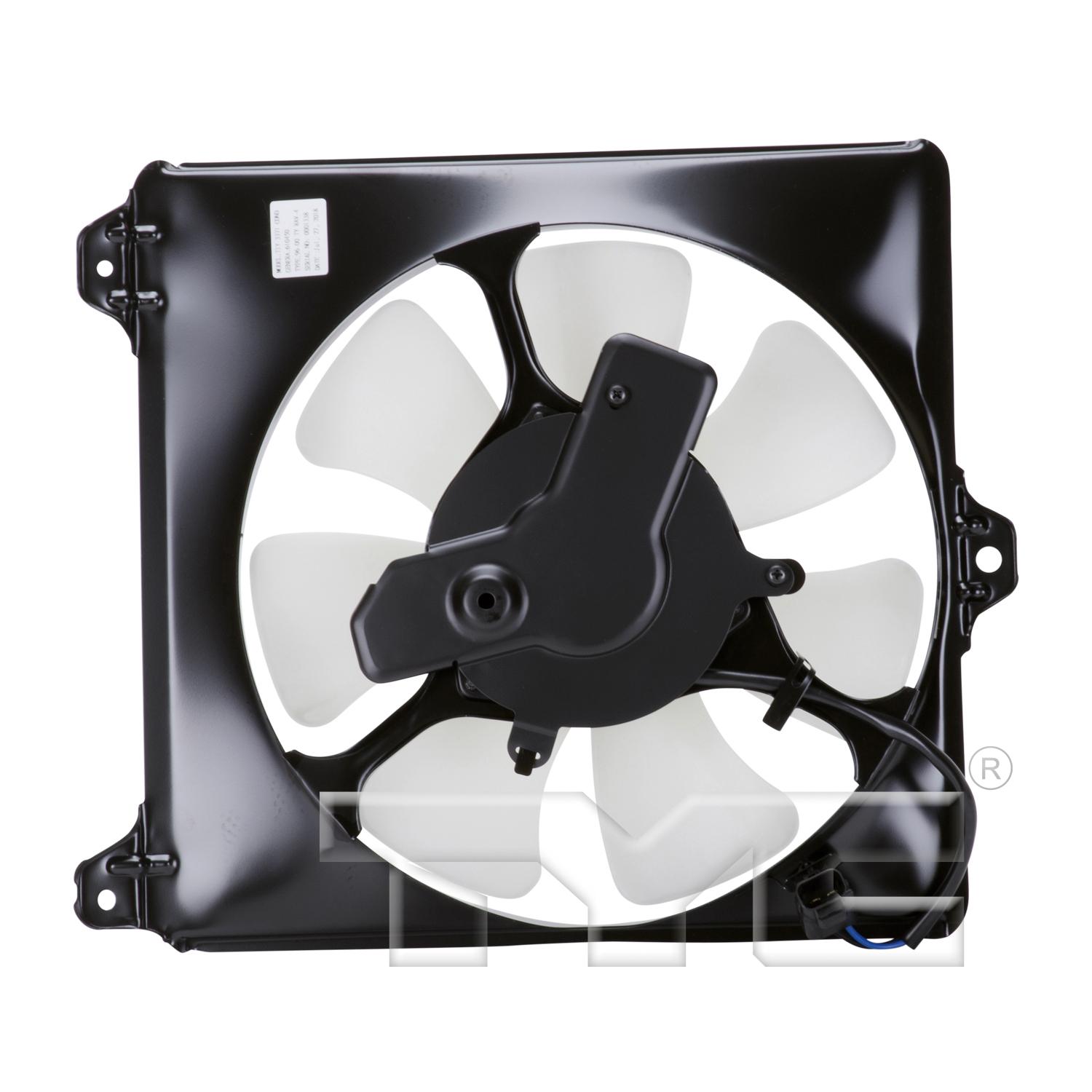 TYC 610450 A/C Condenser Fan Assembly product image 2 of 3