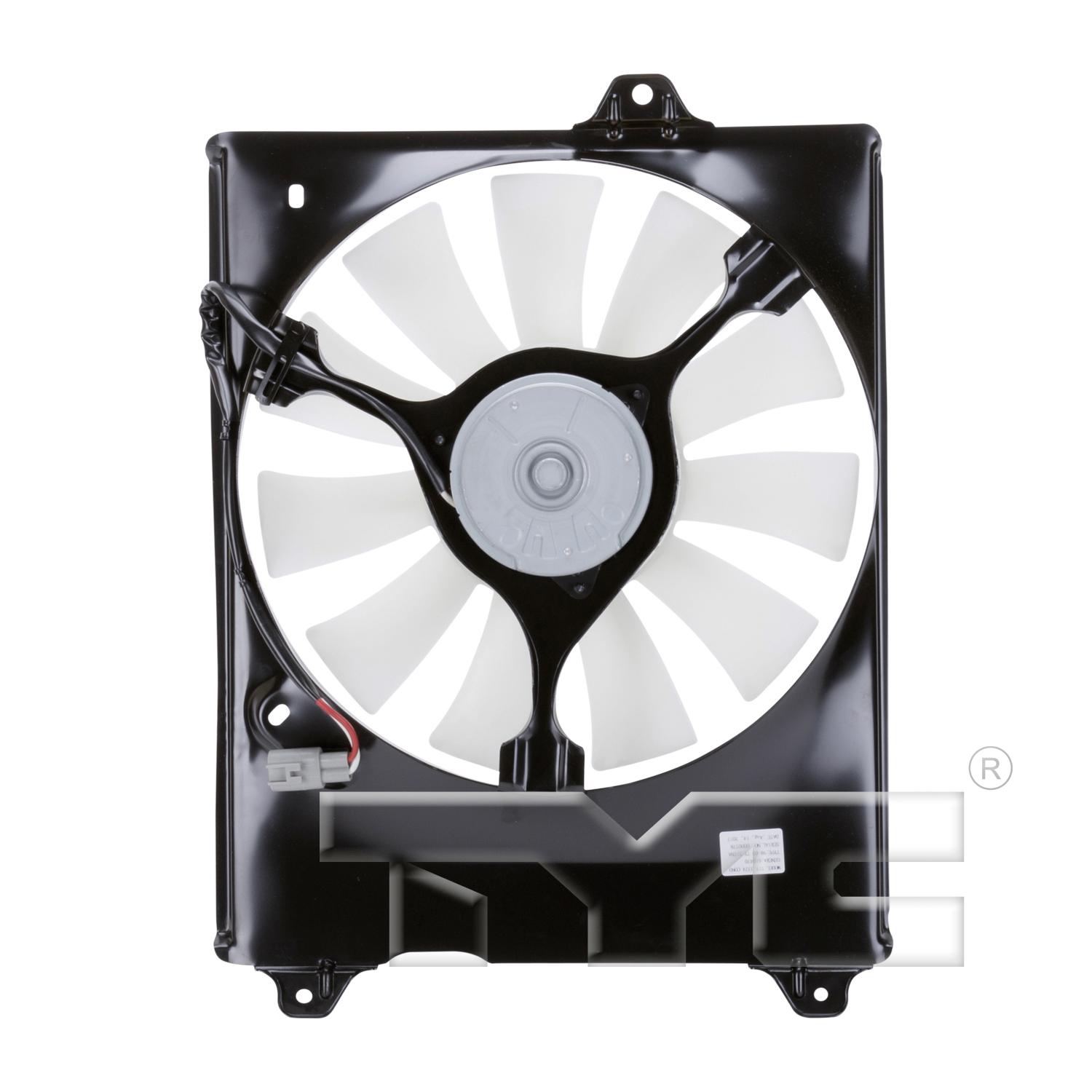 TYC 610470 A/C Condenser Fan Assembly product image 2 of 4
