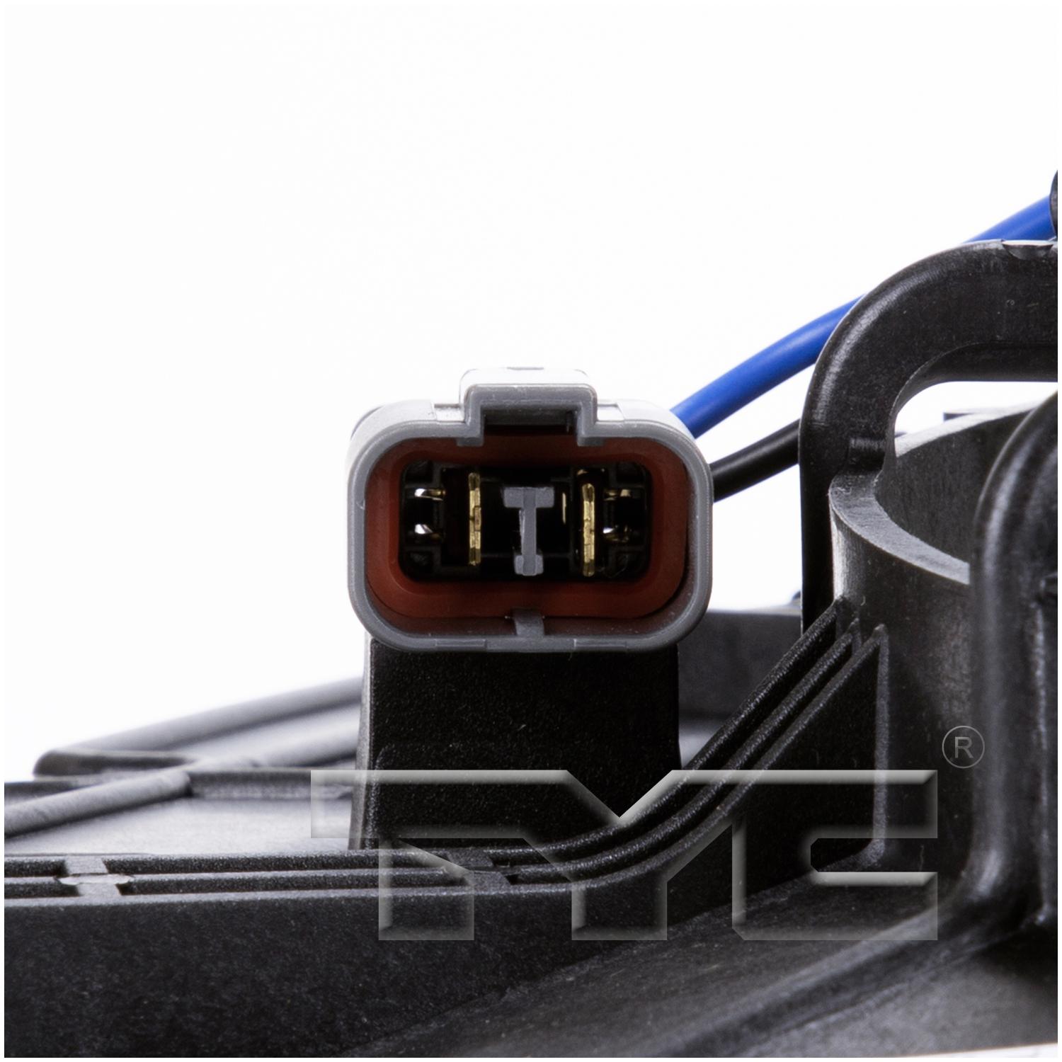 TYC 610530 A/C Condenser Fan Assembly product image 3 of 4