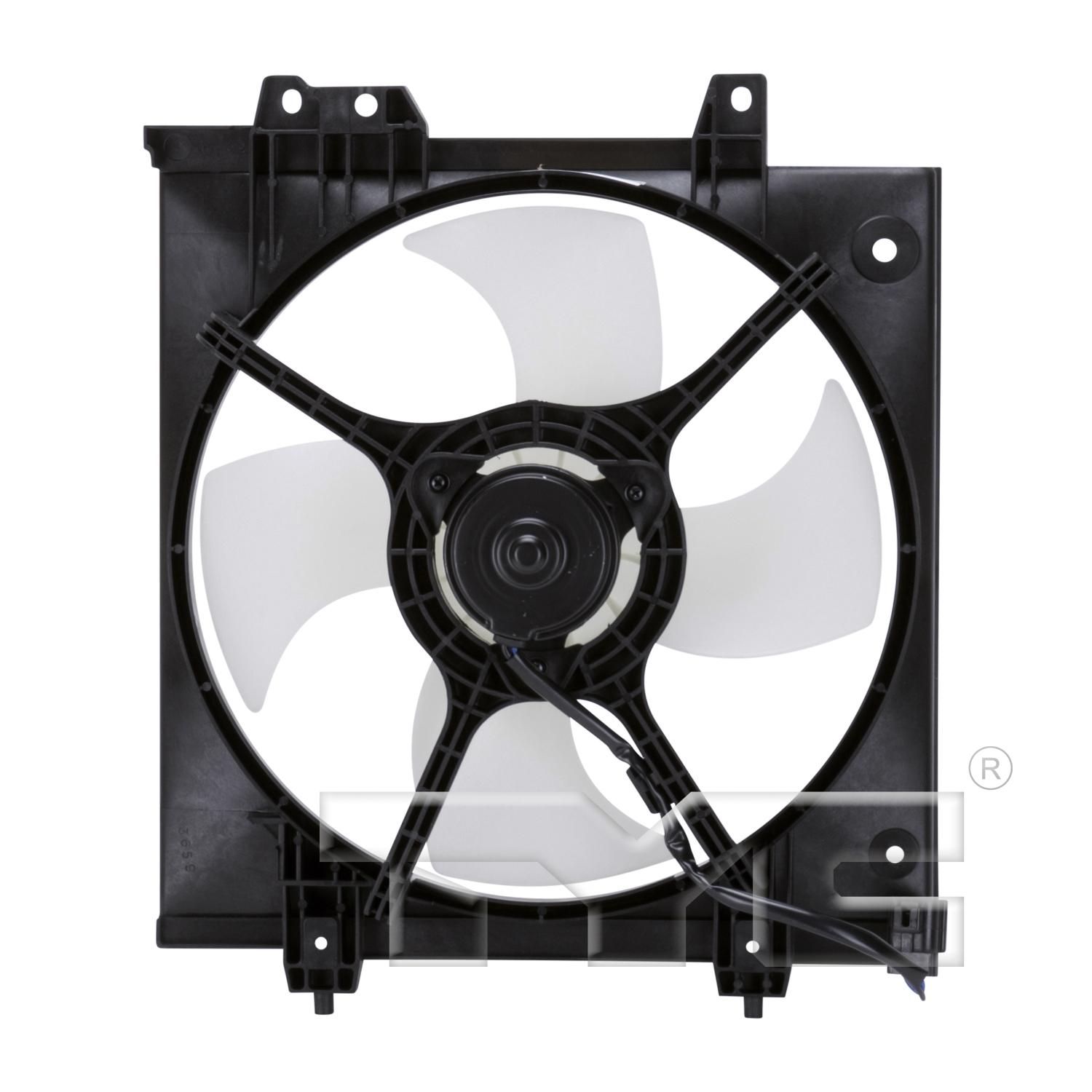 TYC 610550 A/C Condenser Fan Assembly product image 2 of 4