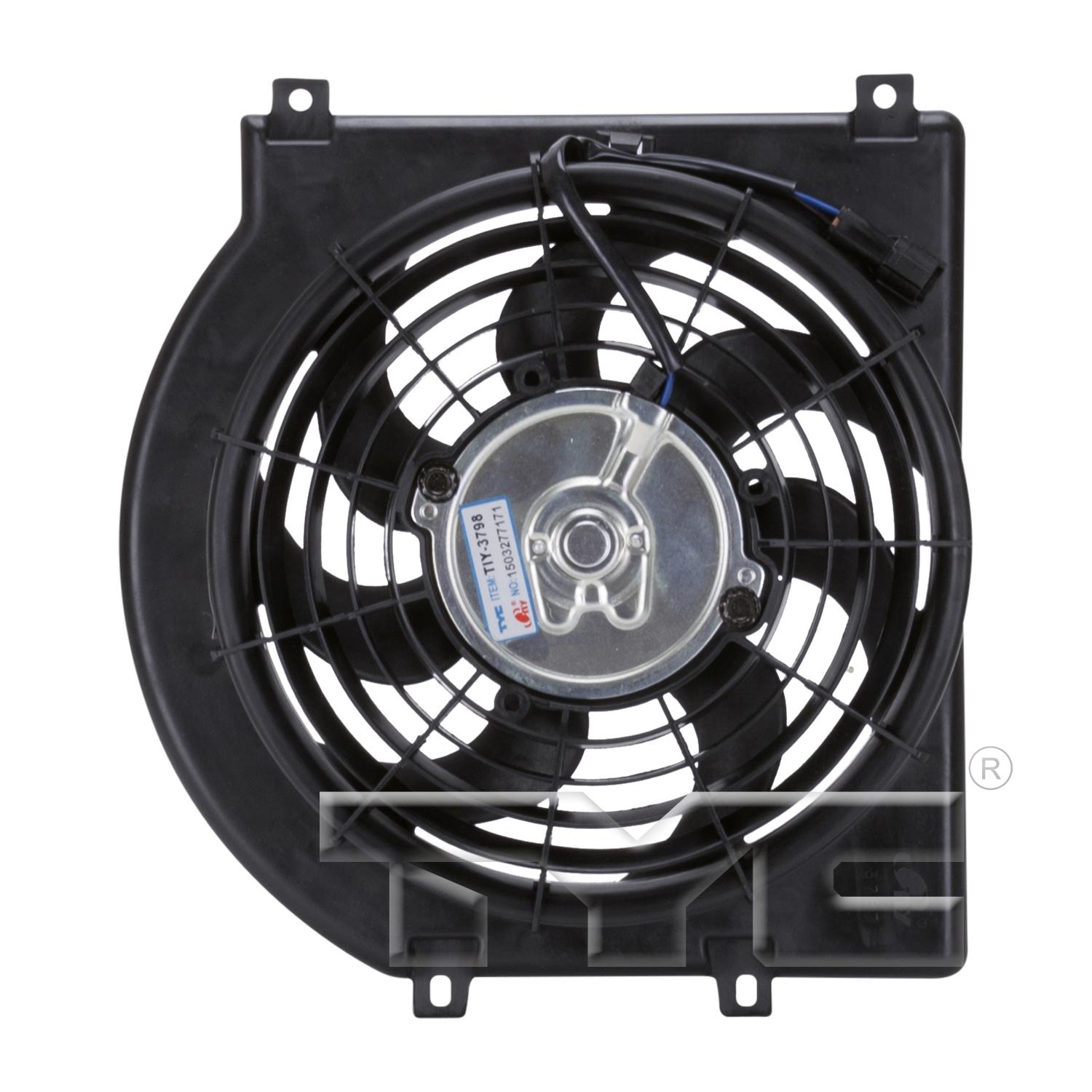 TYC 610740 A/C Condenser Fan Assembly product image 2 of 3