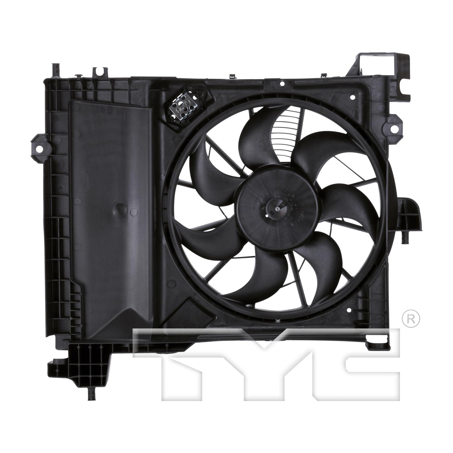 TYC 610830 A/C Condenser Fan Assembly product image 1 of 4