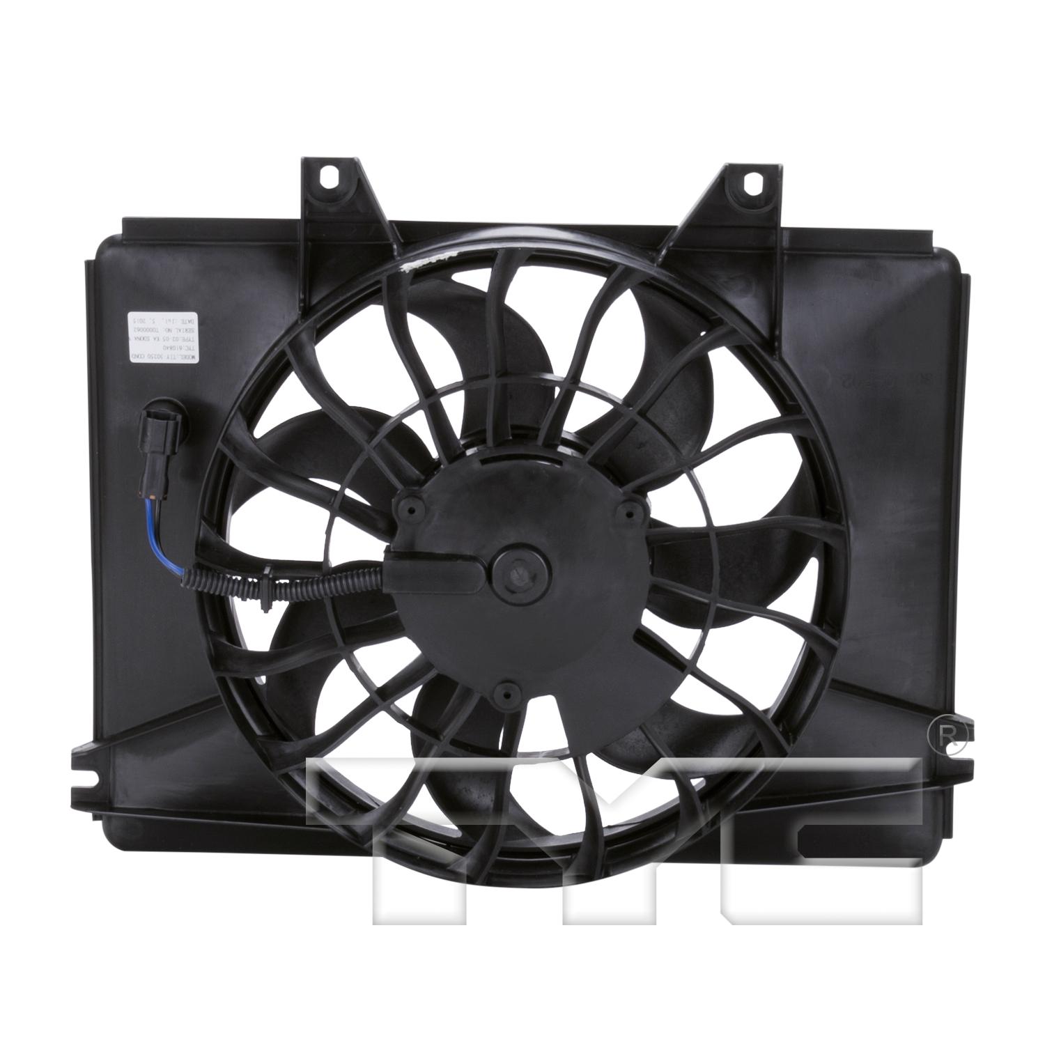 TYC 610840 - A/C Condenser Fan Assembly TYC 610840 A/C Condenser Fan Assembly product image 2 of 3