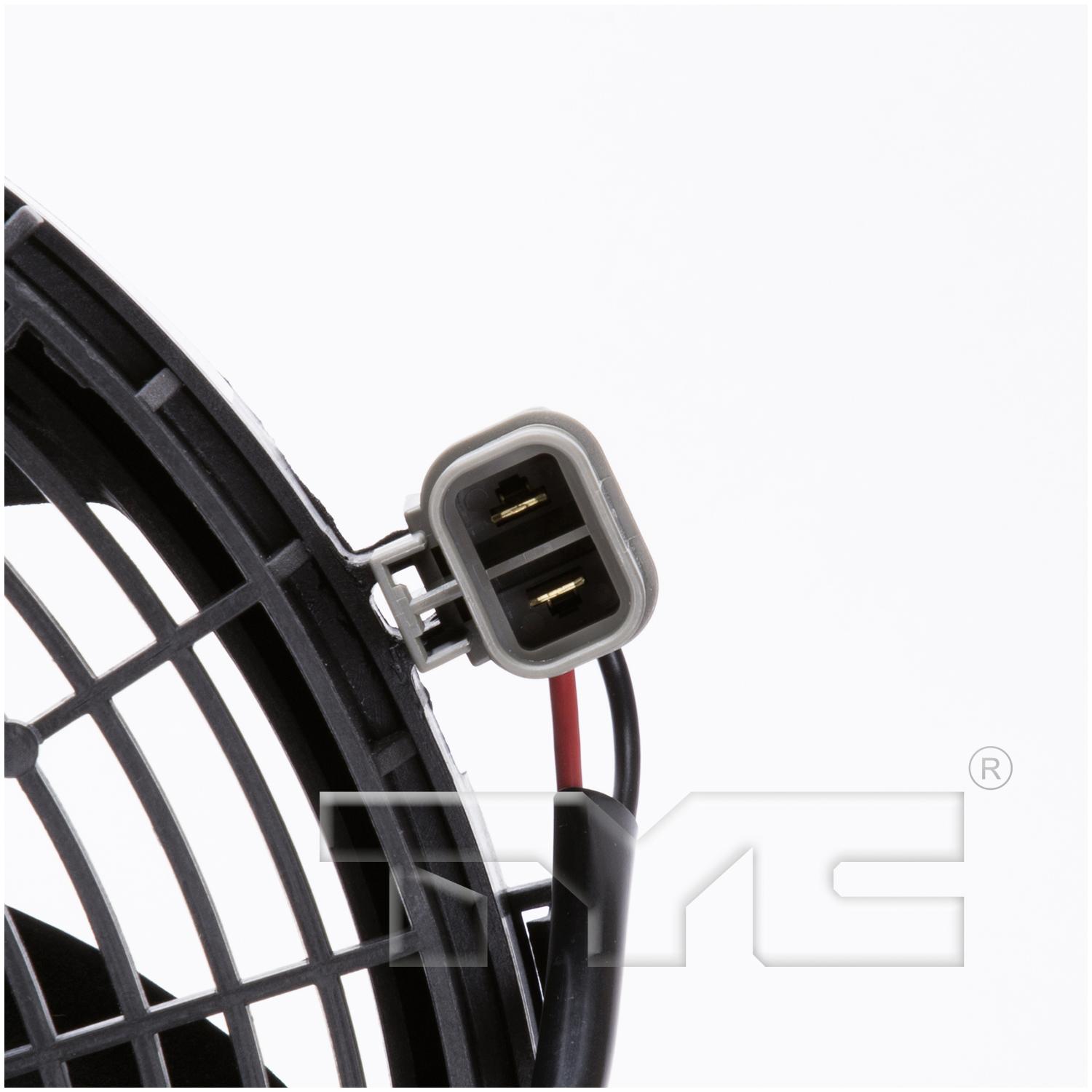 TYC 610880 A/C Condenser Fan Assembly product image 3 of 3
