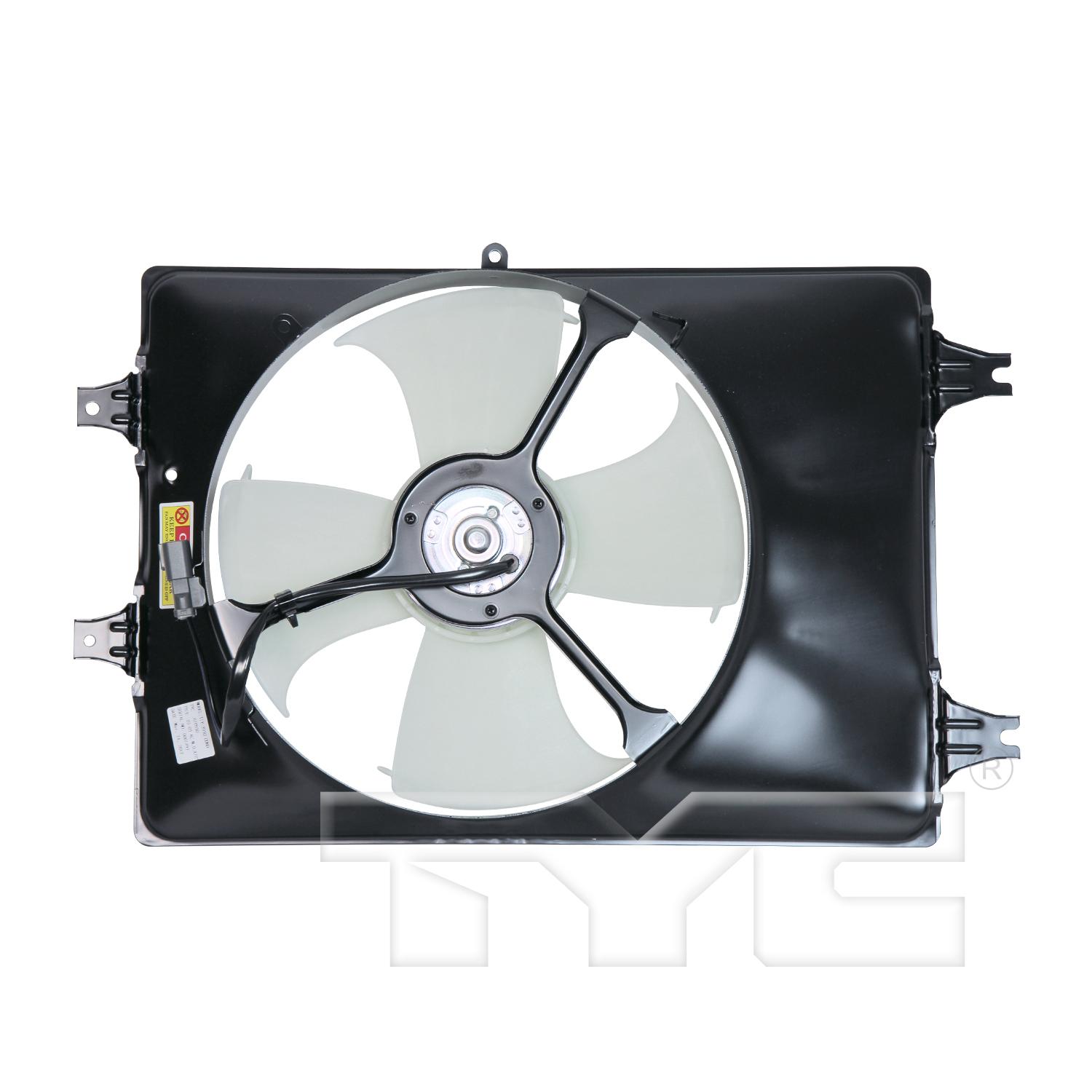 TYC 610930 A/C Condenser Fan Assembly product image 2 of 3