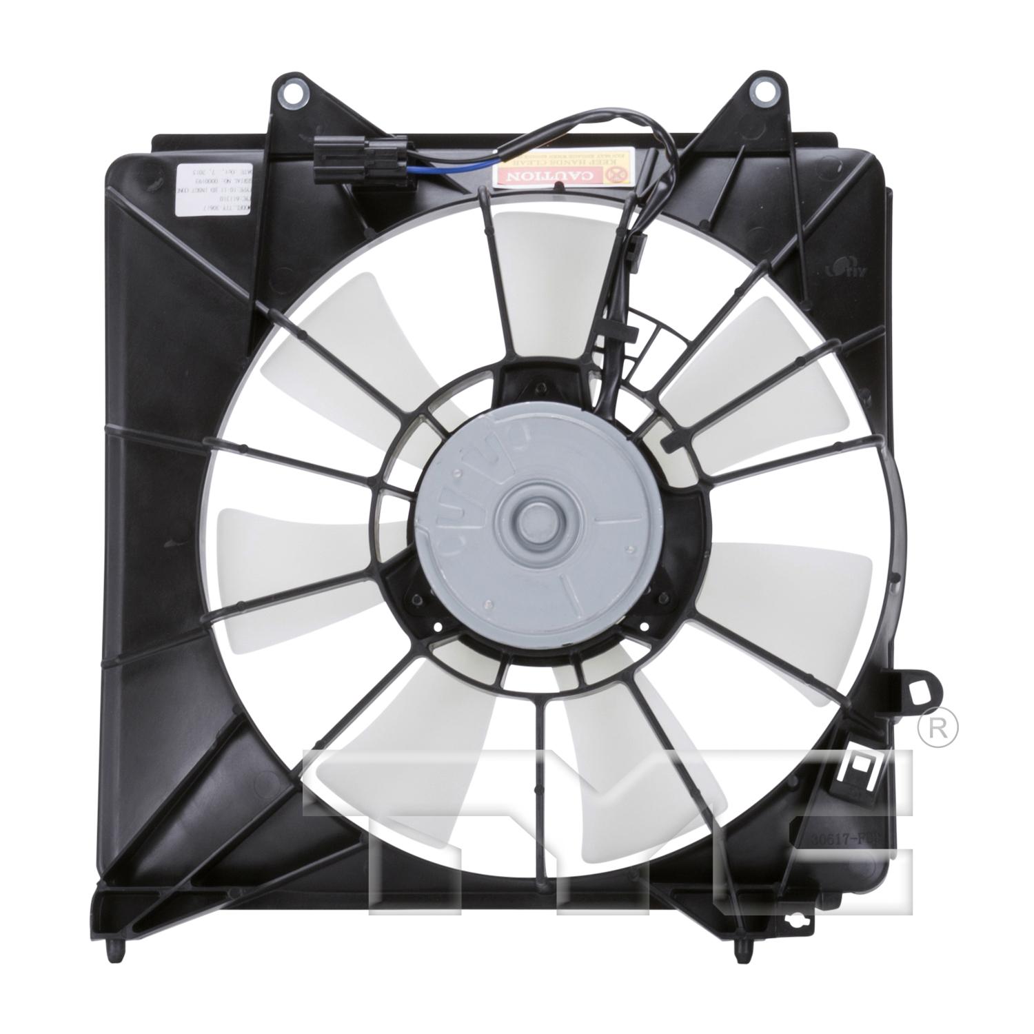 TYC 611310 - A/C Condenser Fan Assembly TYC 611310 A/C Condenser Fan Assembly product image 2 of 3
