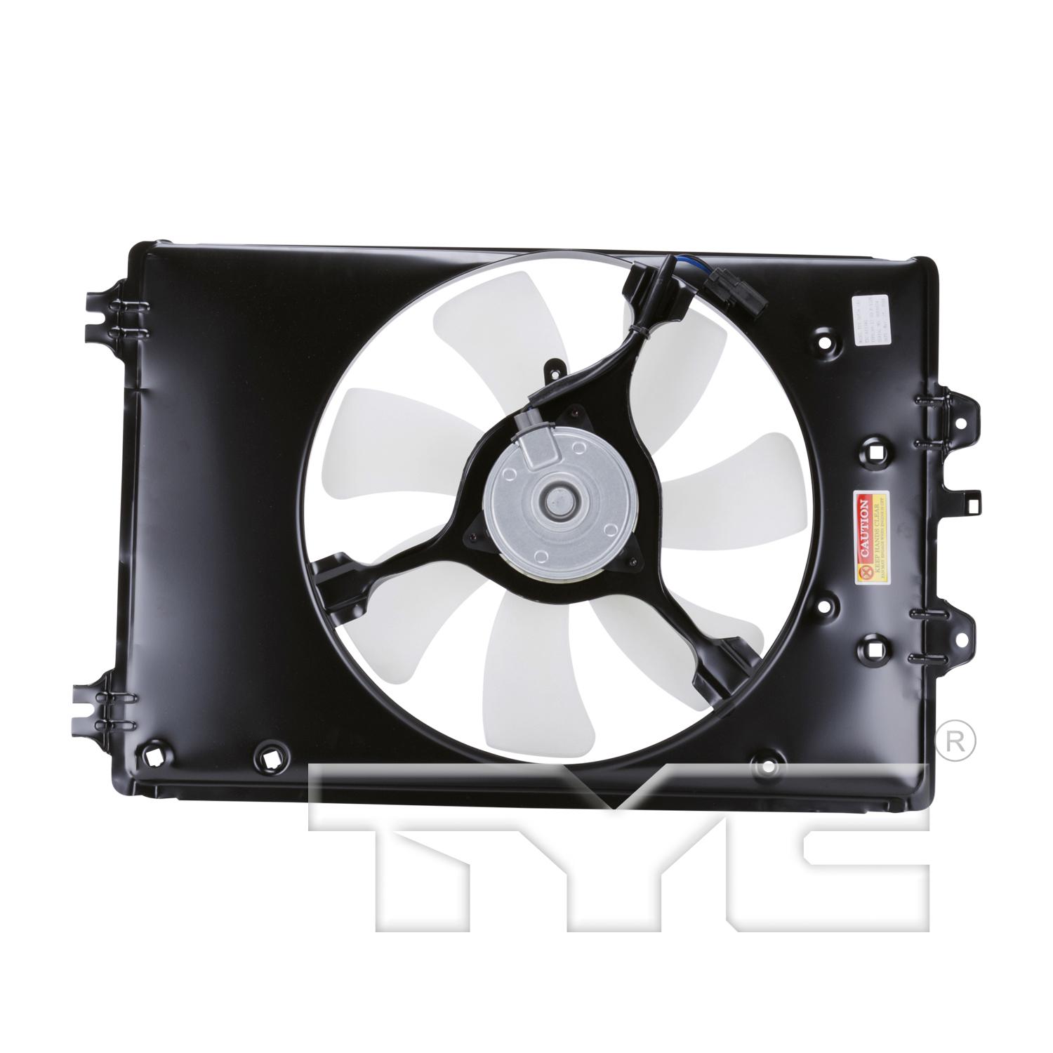 TYC 611380 A/C Condenser Fan Assembly product image 2 of 3