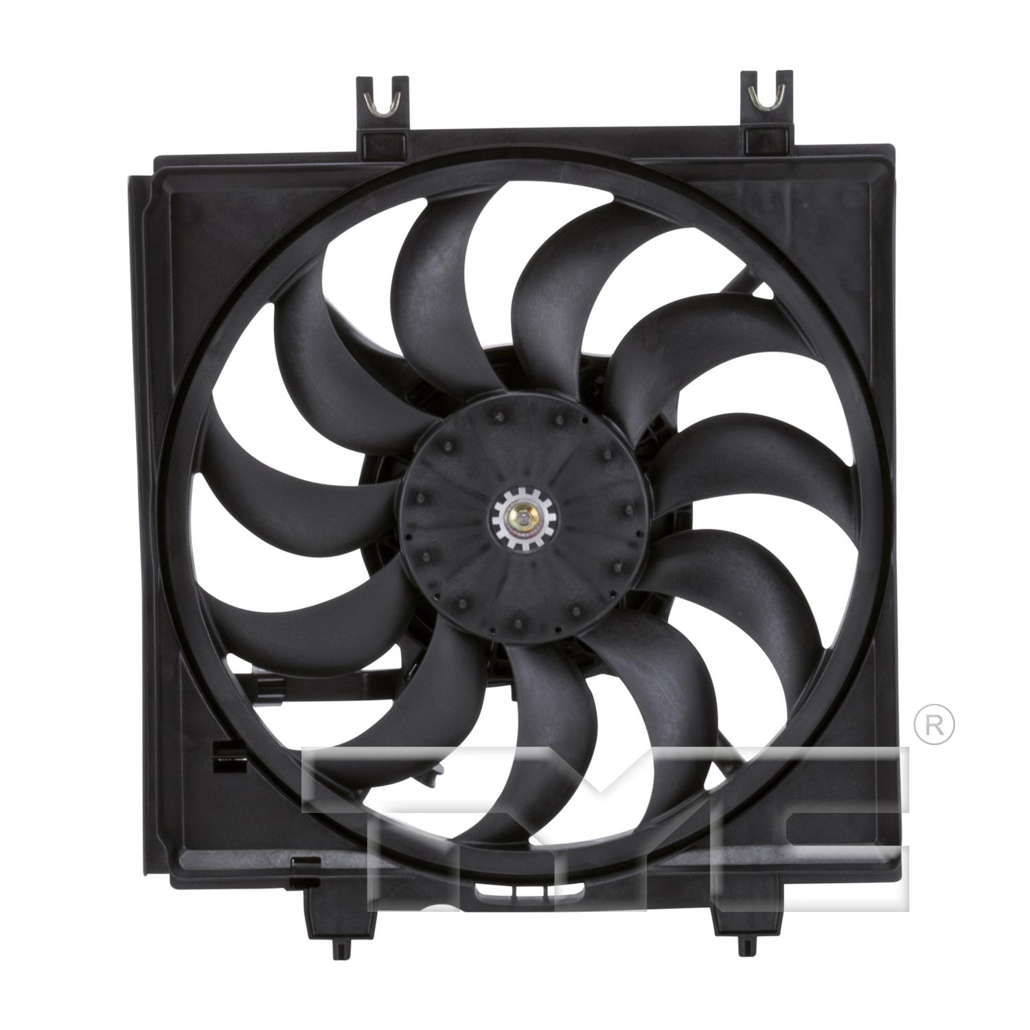 TYC 611390 A/C Condenser Fan Assembly product image 1 of 3