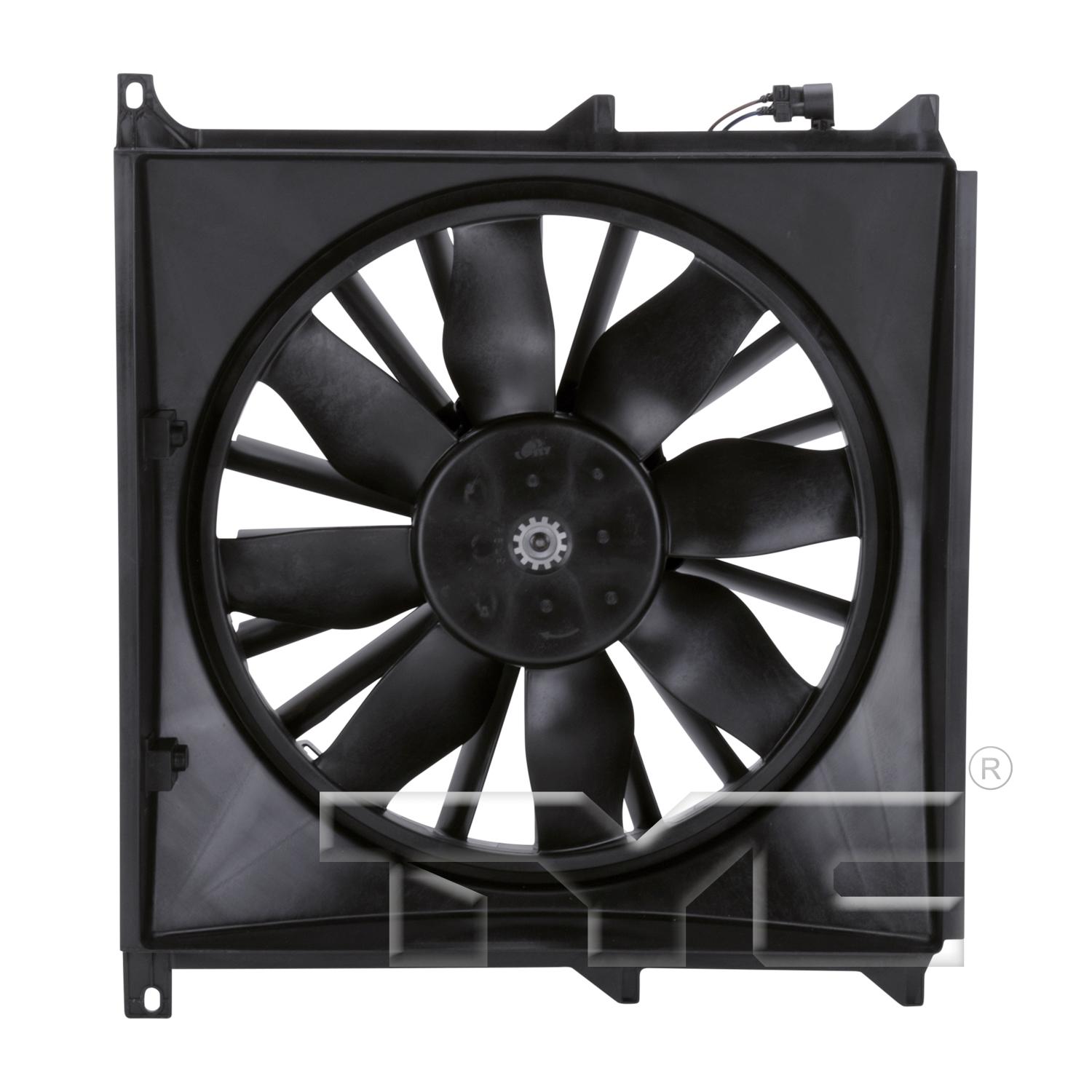 TYC 611440 A/C Condenser Fan Assembly product image 1 of 4
