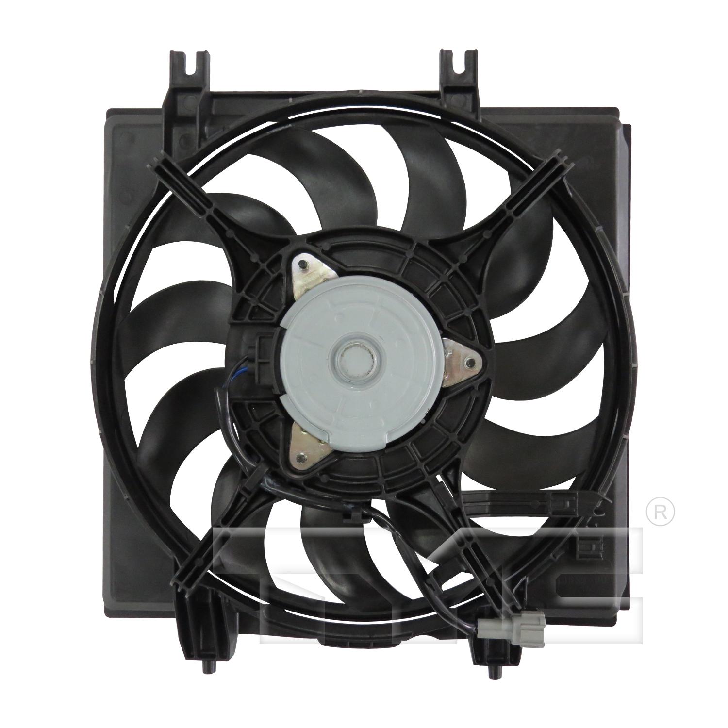 TYC 611460 A/C Condenser Fan Assembly product image 2 of 3