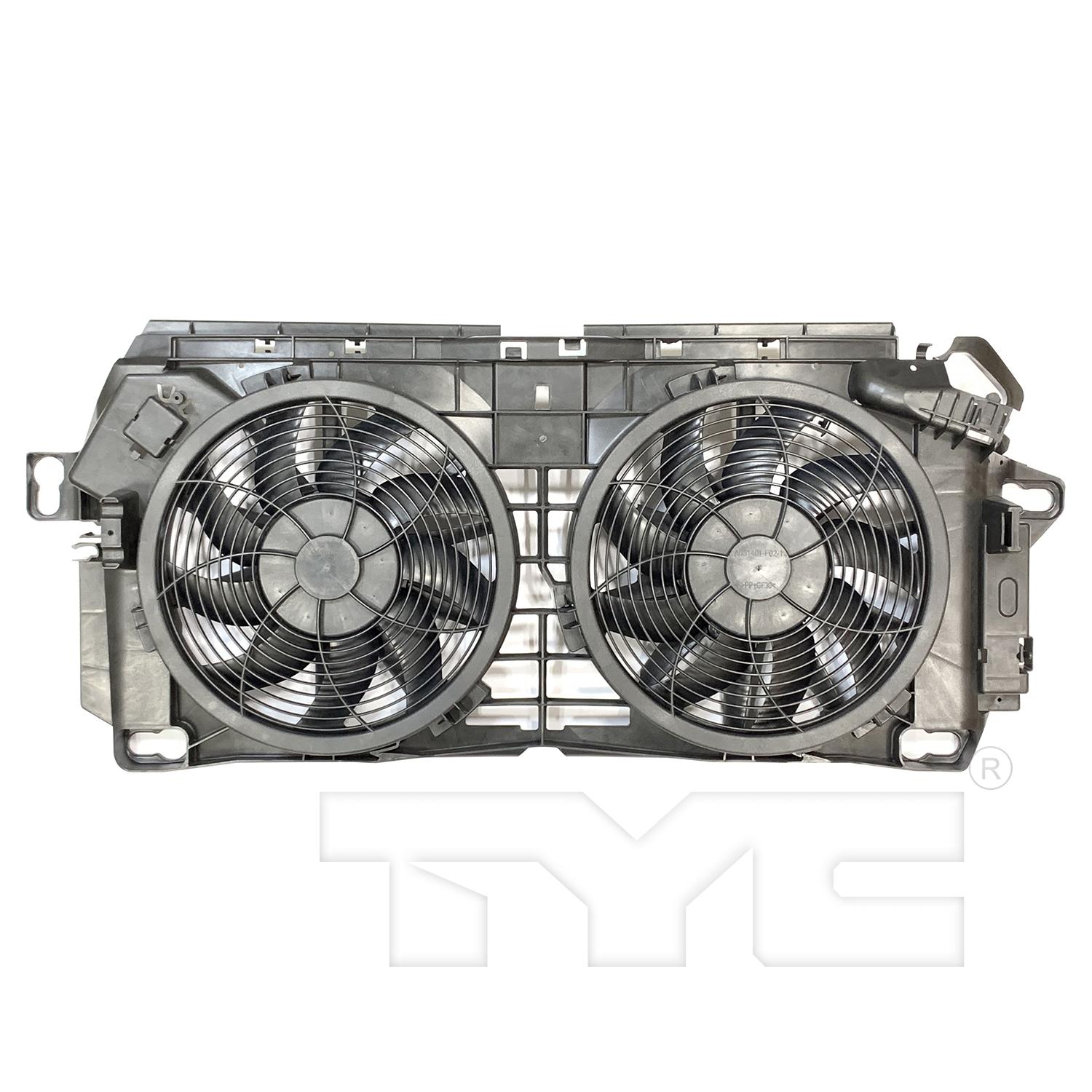 TYC 611570 A/C Condenser Fan Assembly product image 2 of 3