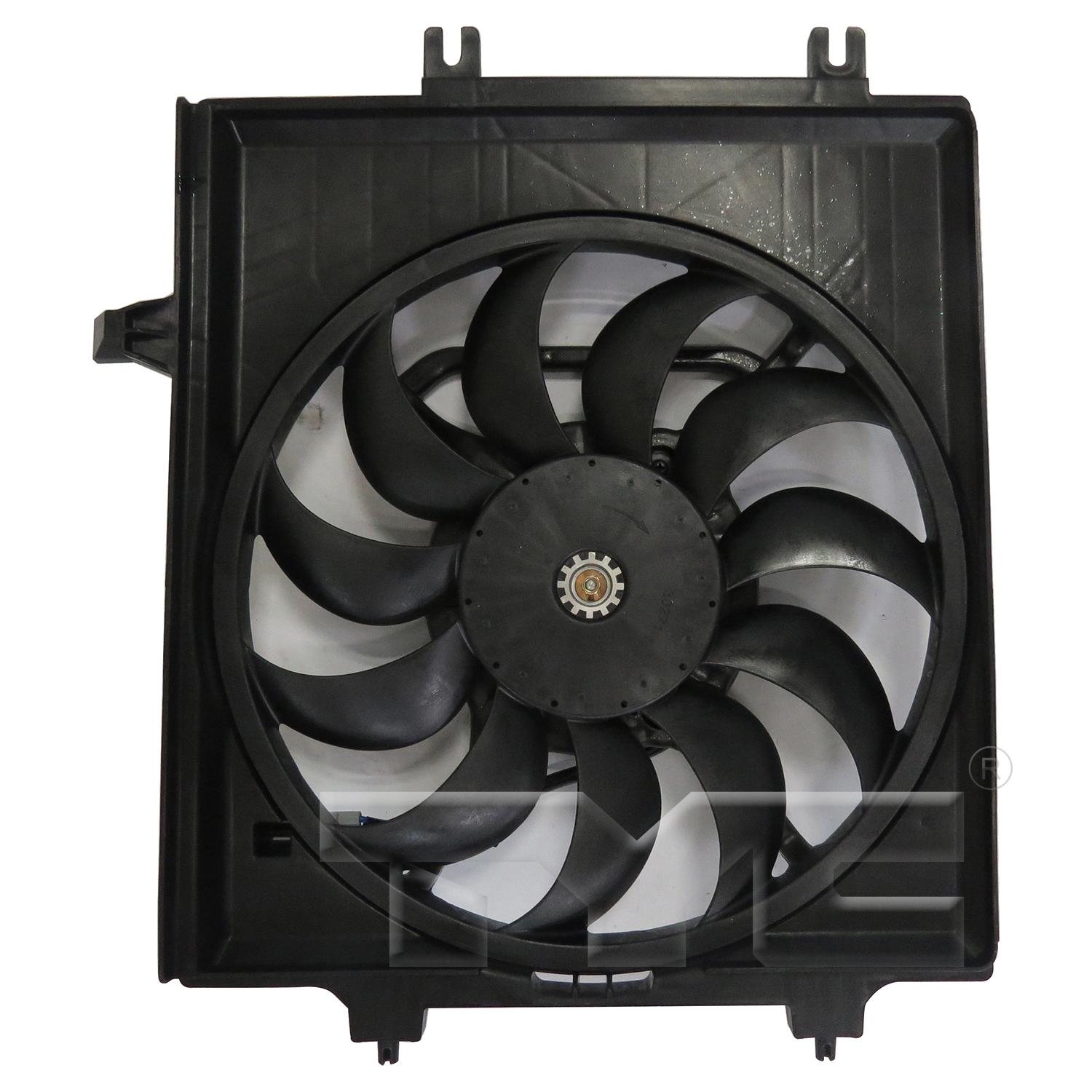 TYC 611590 A/C Condenser Fan Assembly product image 1 of 3