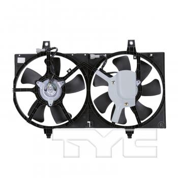 TYC 620020 Dual Radiator and Condenser Fan Assembly product image 2 of 4