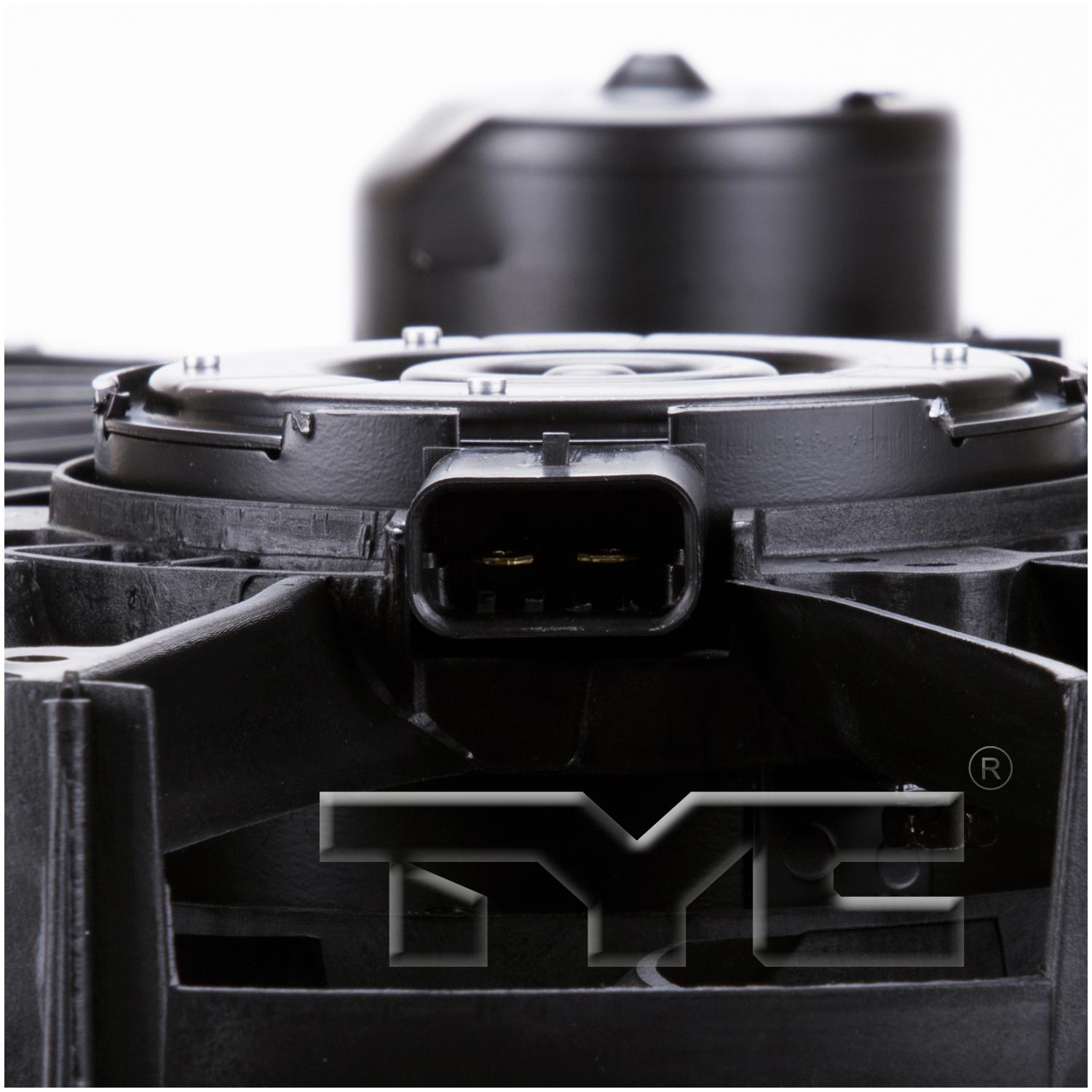 TYC 620090 Dual Radiator and Condenser Fan Assembly product image 3 of 4