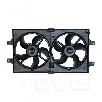 TYC 620190 Dual Radiator and Condenser Fan Assembly product image 1 of 3