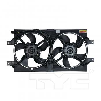 TYC 620190 Dual Radiator and Condenser Fan Assembly product image 2 of 3