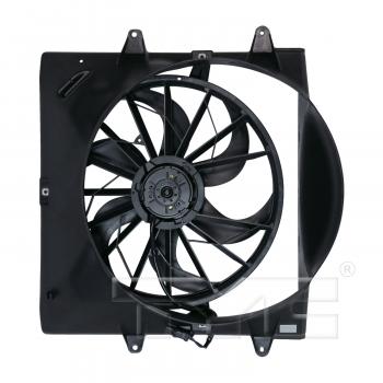 TYC 620200 Dual Radiator and Condenser Fan Assembly product image 2 of 3