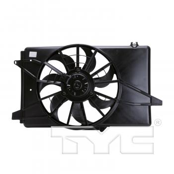 TYC 620220 Dual Radiator and Condenser Fan Assembly product image 2 of 3
