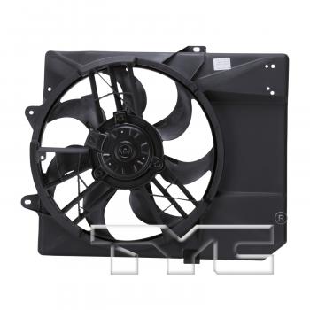 TYC 620240 Dual Radiator and Condenser Fan Assembly product image 2 of 3
