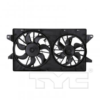 TYC 620280 Dual Radiator and Condenser Fan Assembly product image 1 of 4