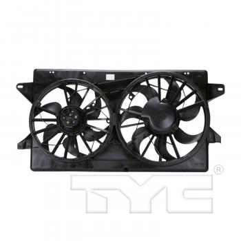 TYC 620280 Dual Radiator and Condenser Fan Assembly product image 2 of 4