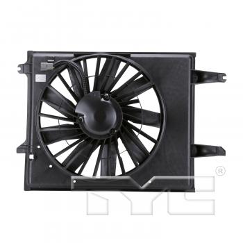 TYC 620350 Dual Radiator and Condenser Fan Assembly product image 2 of 3