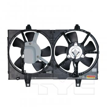 TYC 620360 Dual Radiator and Condenser Fan Assembly product image 2 of 3