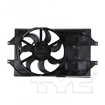 TYC 620370 Dual Radiator and Condenser Fan Assembly product image 2 of 3