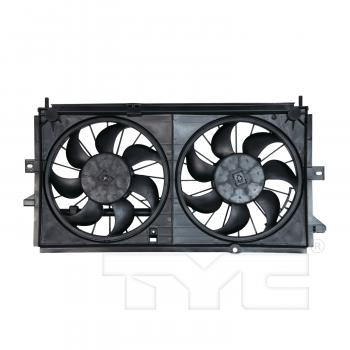 TYC 620380 Dual Radiator and Condenser Fan Assembly product image 1 of 3