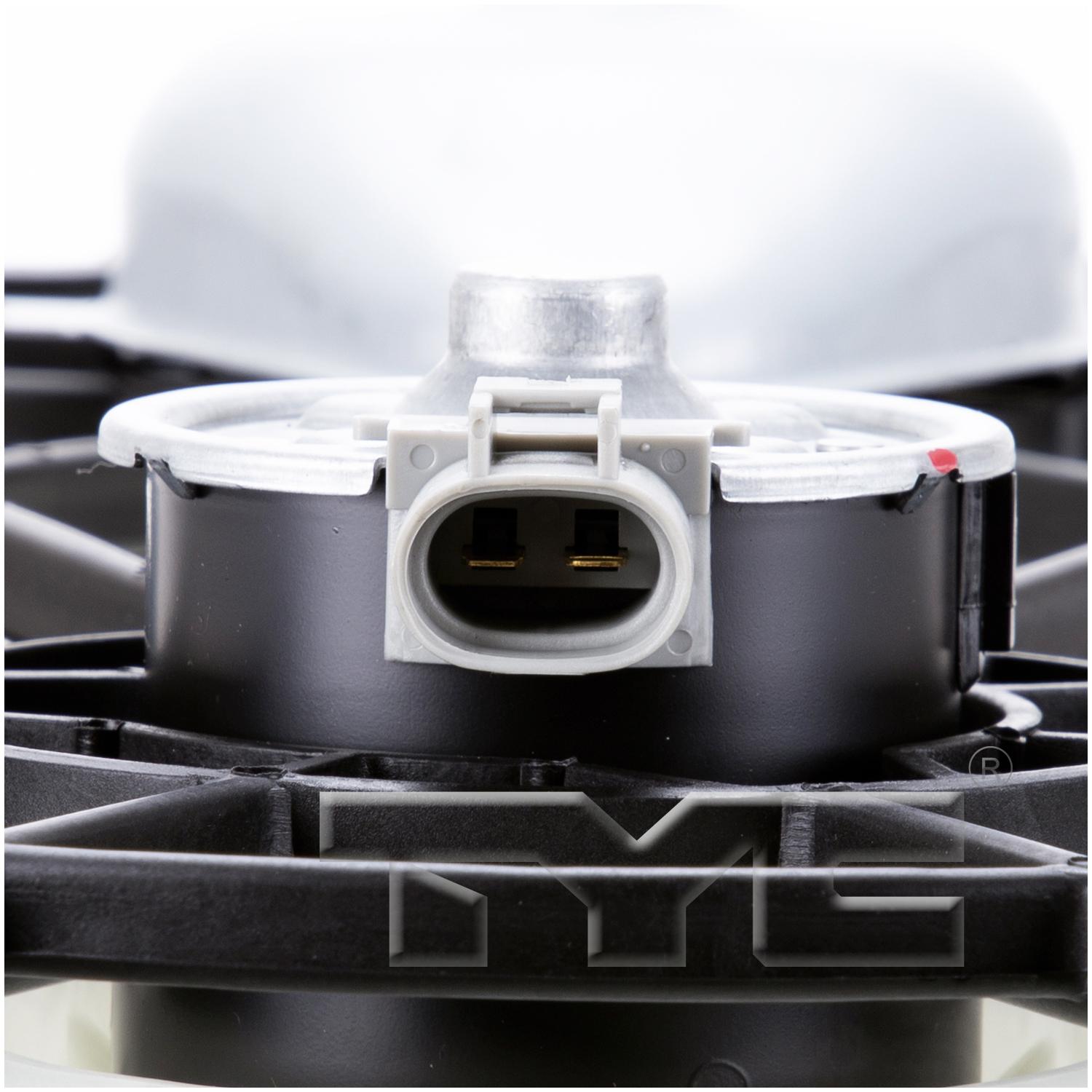 TYC 620400 Dual Radiator and Condenser Fan Assembly product image 3 of 6