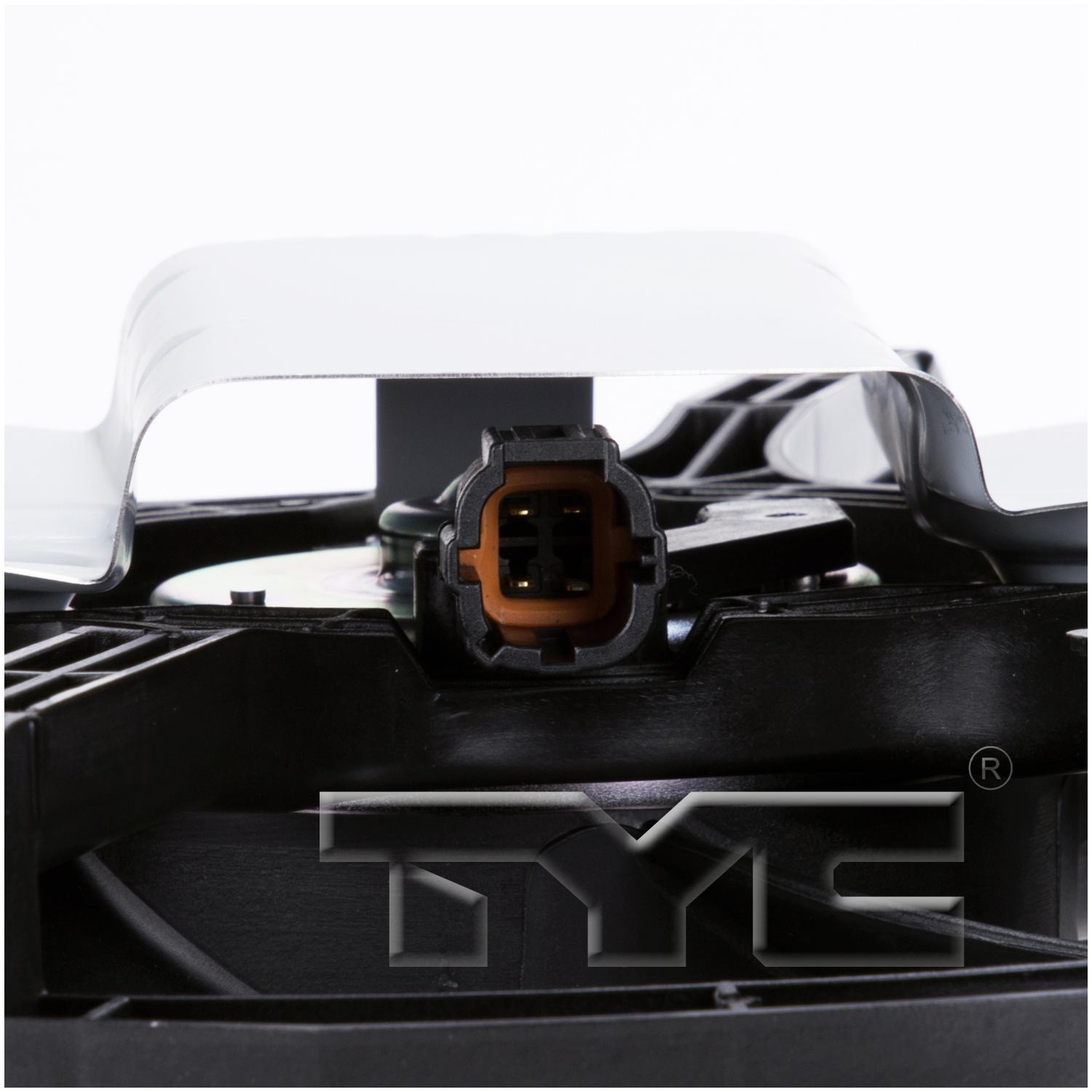 TYC 620420 Dual Radiator and Condenser Fan Assembly product image 3 of 4